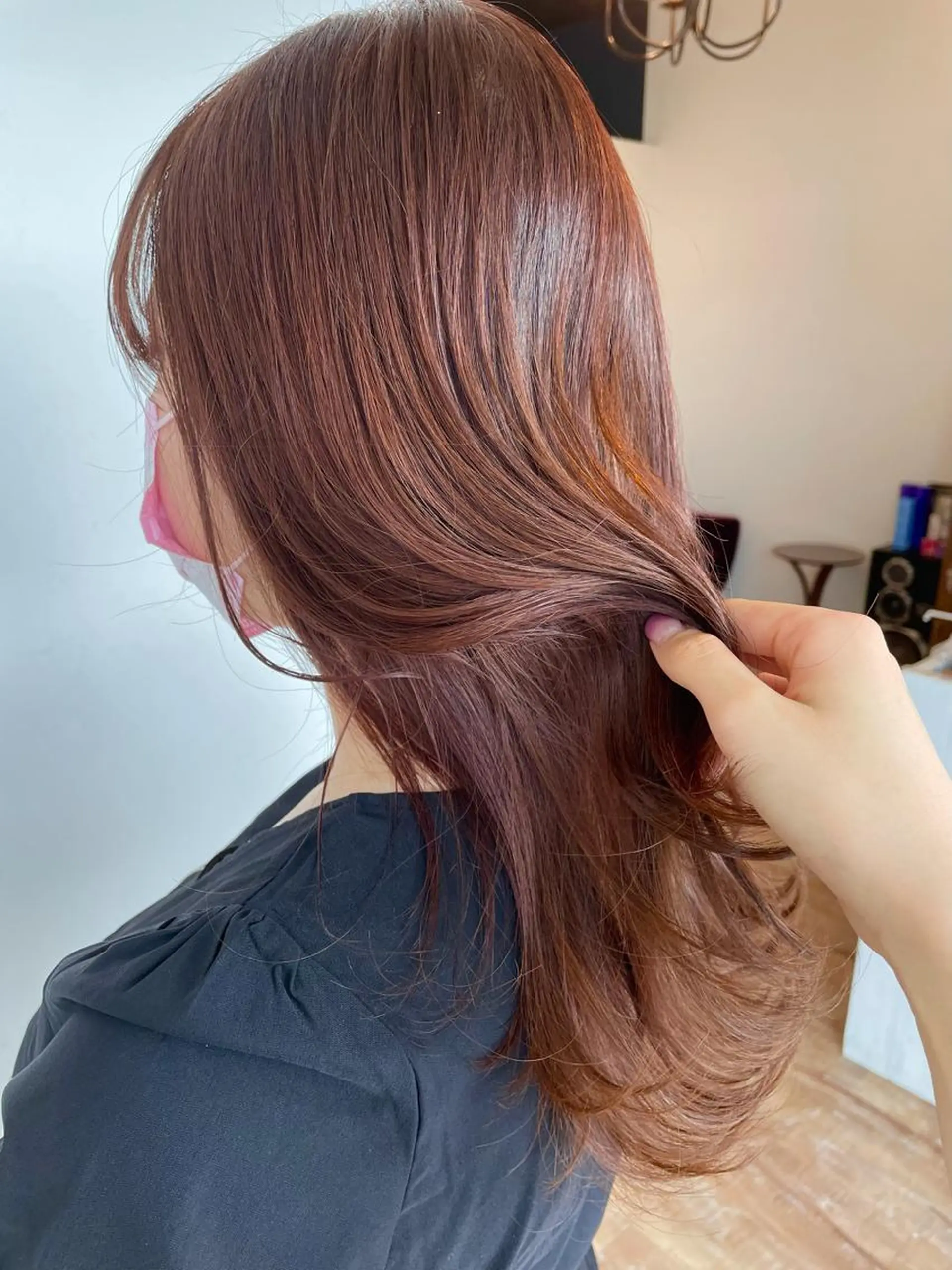 セミロング 錦 茉李のヘアスタイル