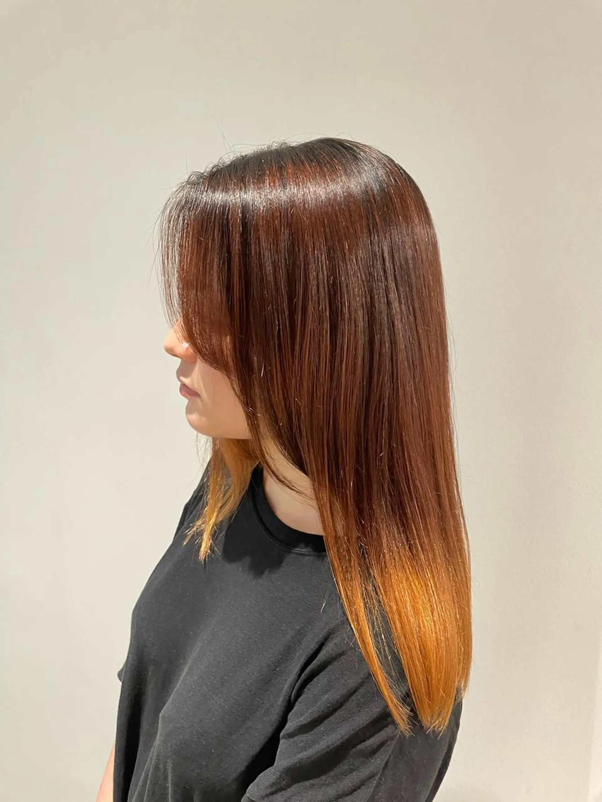 ロング トリートメント 縮毛矯正 SITEN所属・大阪/肥後橋/淀屋橋 ワタナベサキ🪿🤍のヘアスタイル