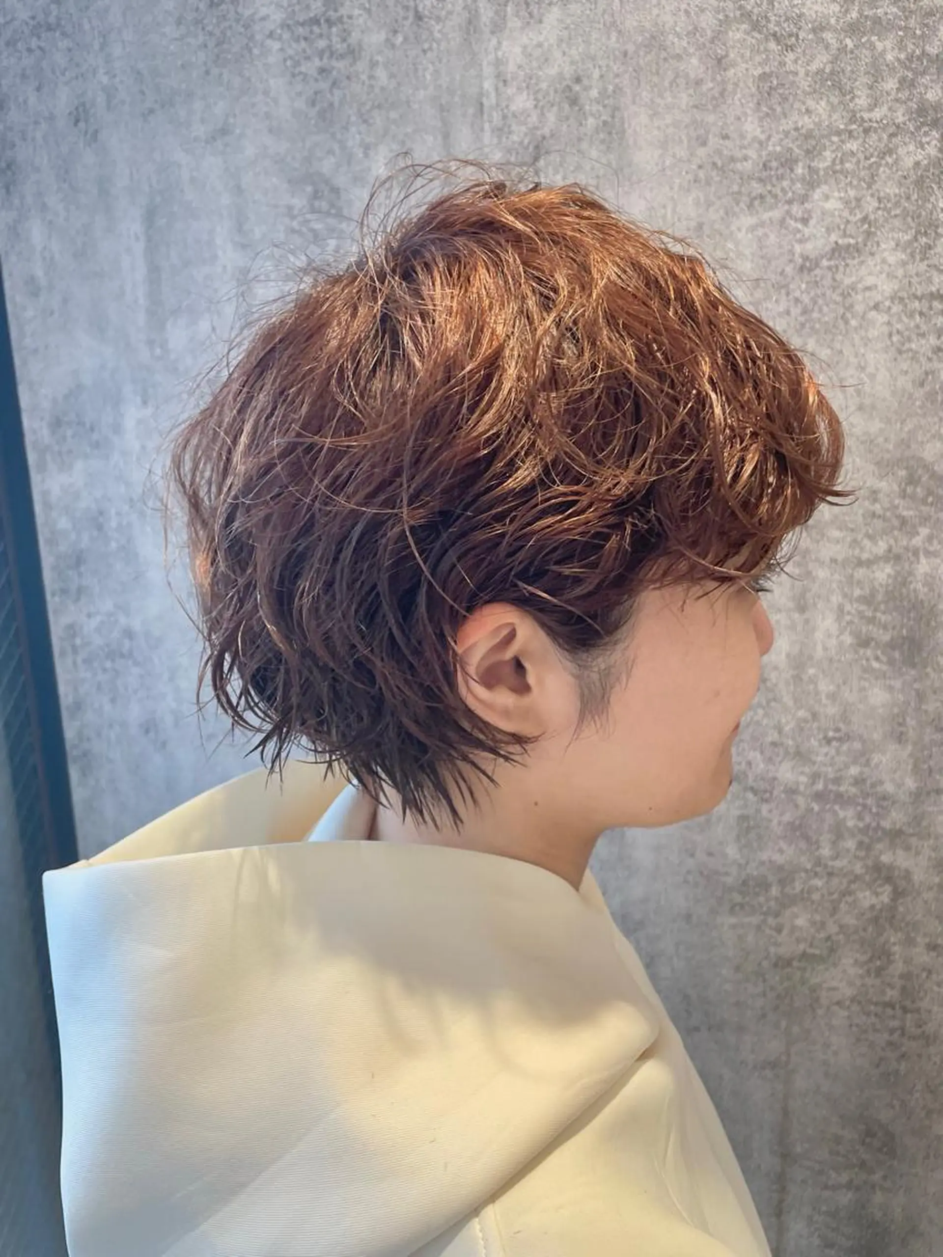 ショート カラー パーマ Ma hoのヘアスタイル