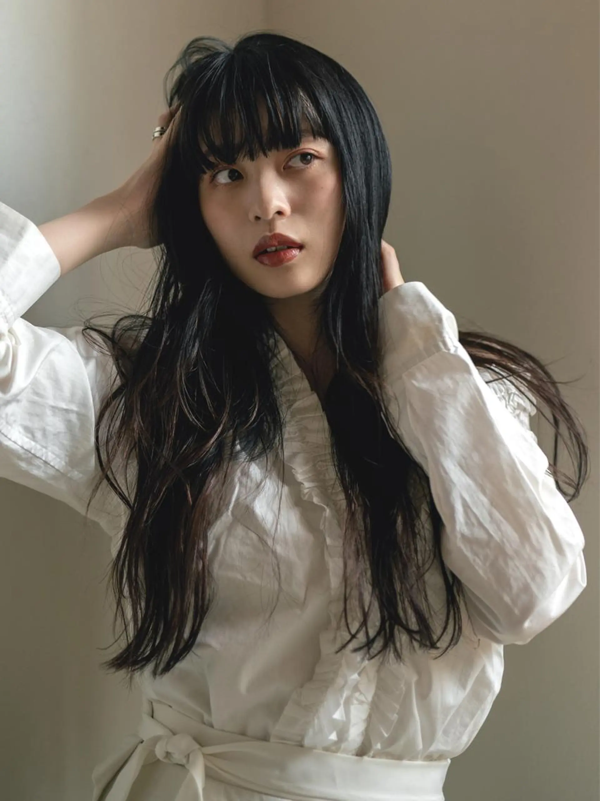 ロング パーマ 🎀ハイトーン/レイ ヤー/Reina🎀のヘアスタイル