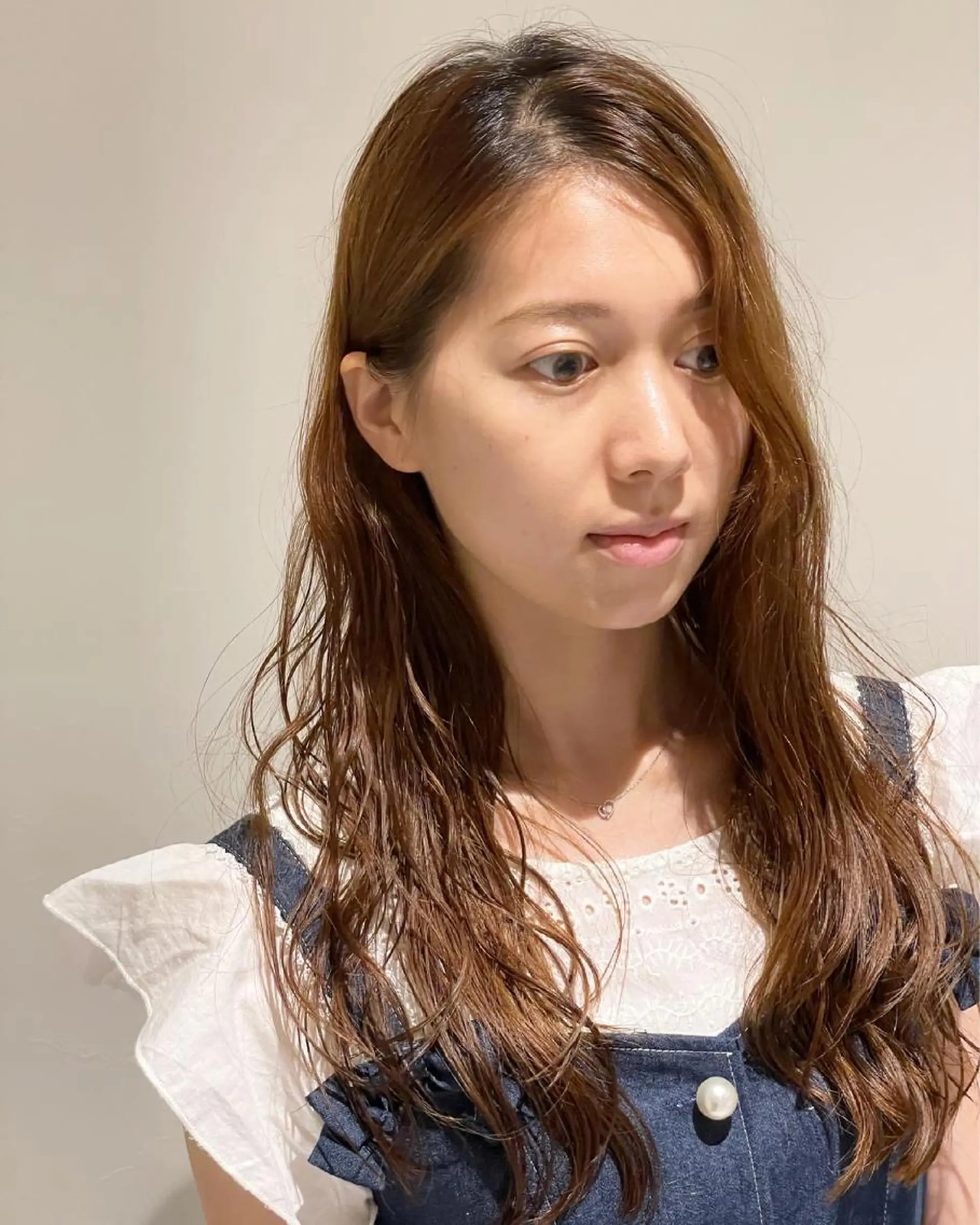 ロング カット パーマ トリートメント 本田 卓也のヘアスタイル