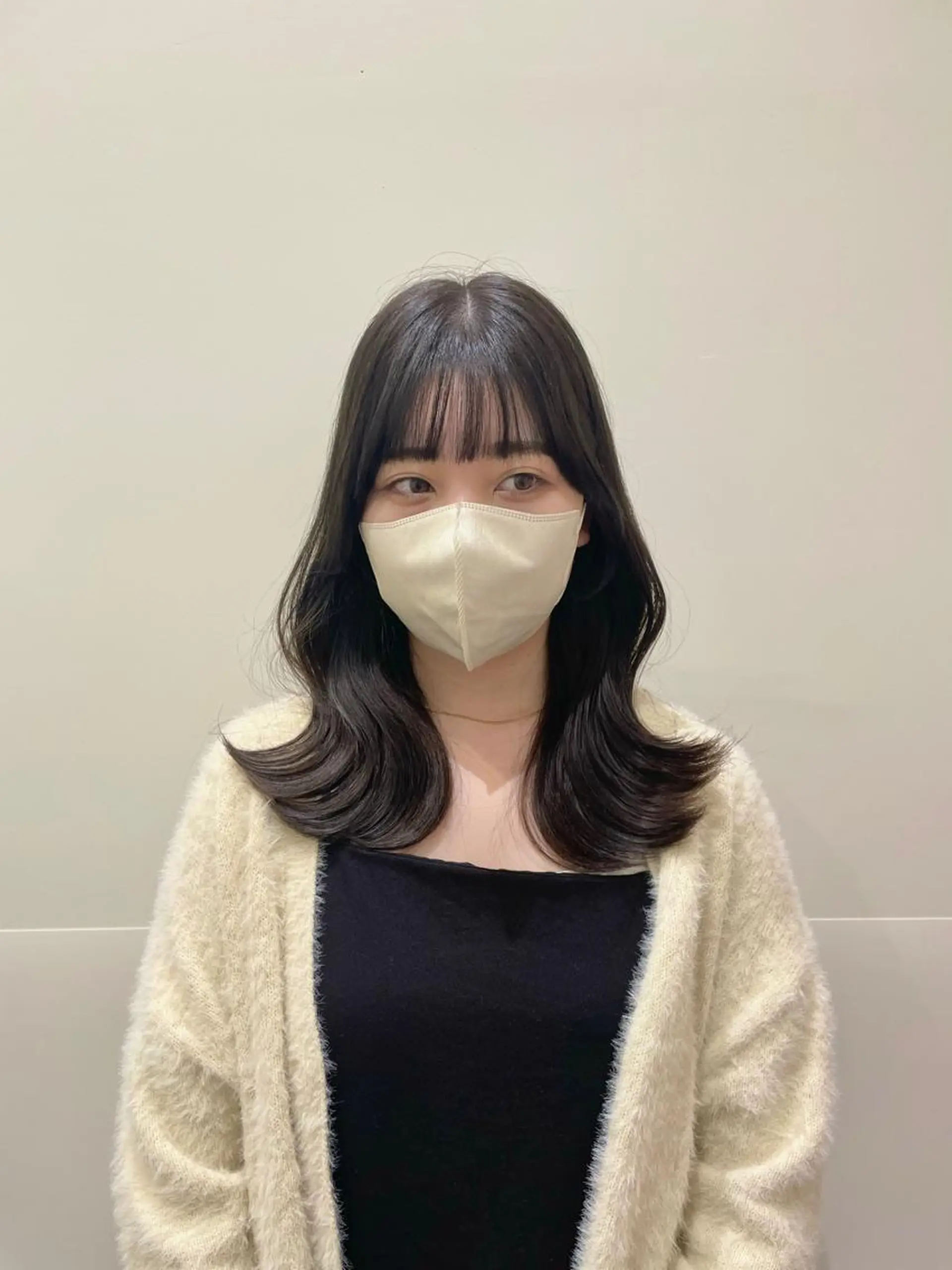 セミロング レイヤーカット カット ヘアカラー トリートメント ❤︎︎韓国ヘア❤︎︎ 𝑺𝒉𝒊𝒉𝒐のヘアスタイル