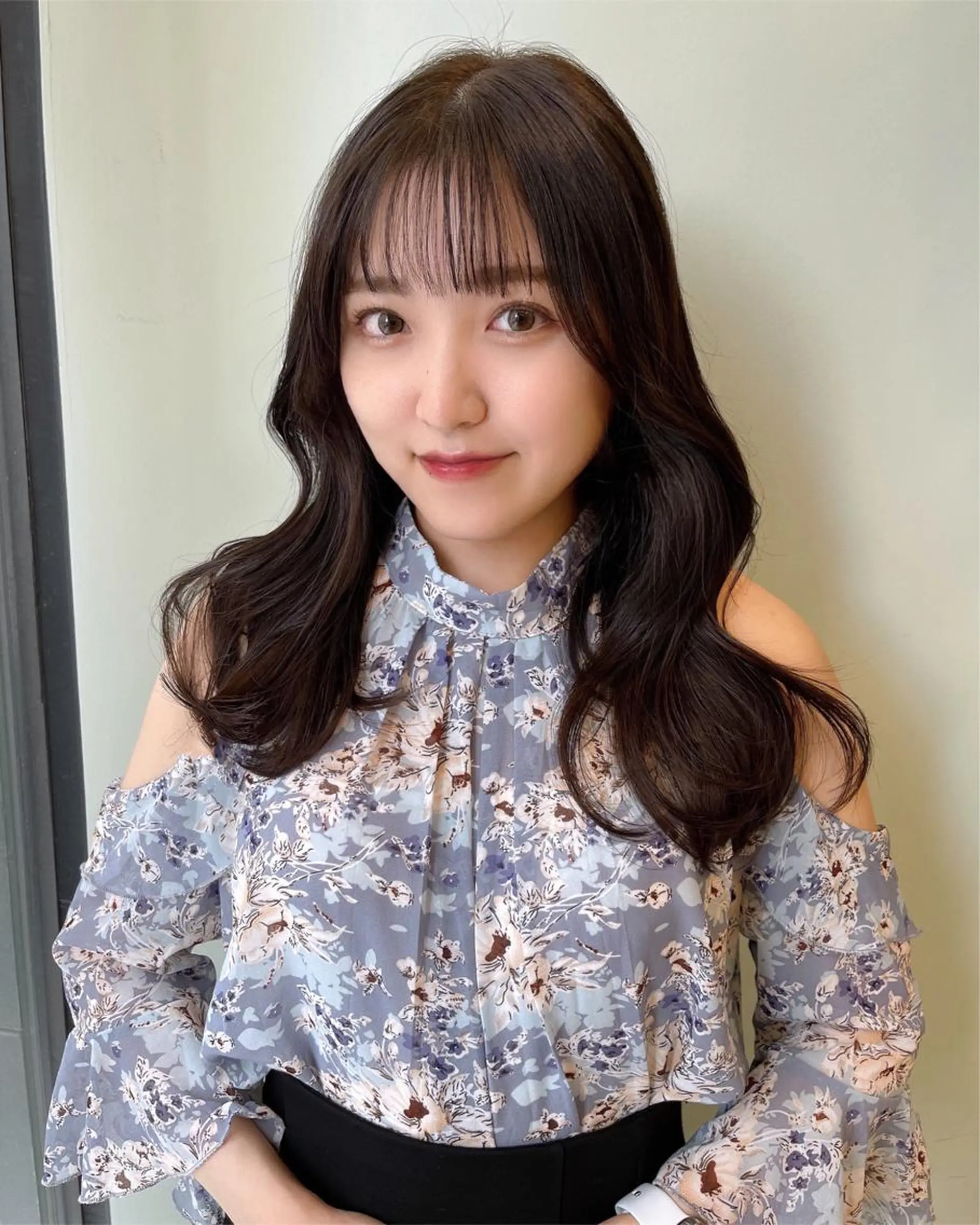 セミロング カラー ヘアアレンジ 関谷 あいみのヘアスタイル