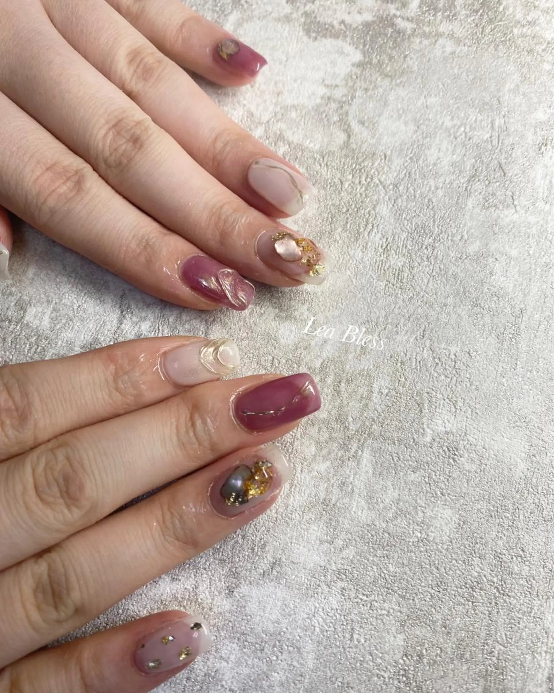 ネイル ハンドネイル Lea Bless 河原町のネイルデザイン