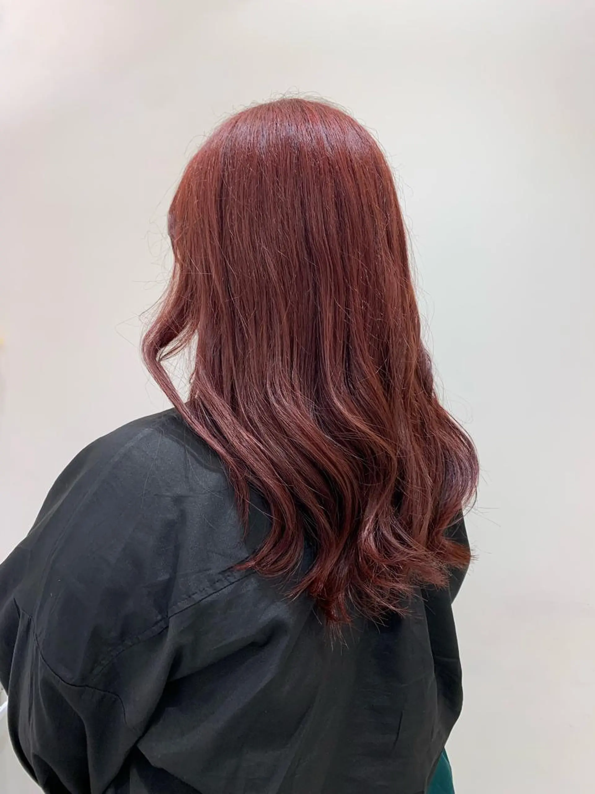 ロング ヘアカラー トリートメント 韓国レイヤー🪽 耳ツボジュエリーのヘアスタイル