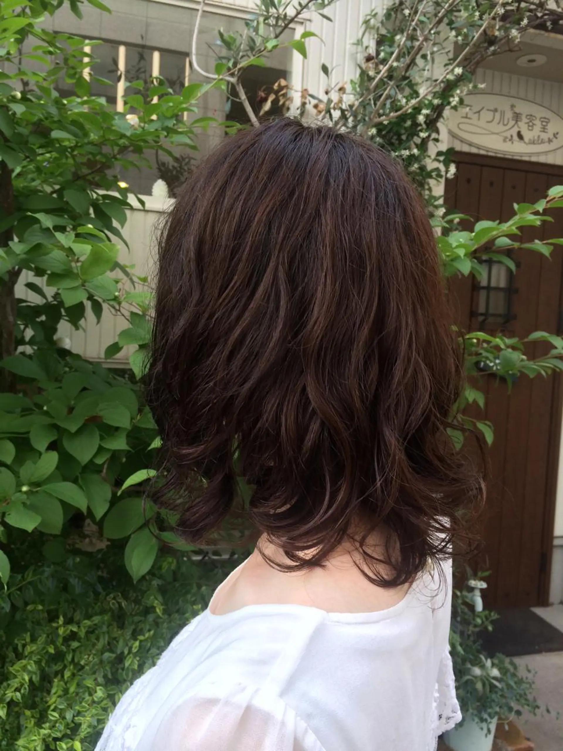 ロング カラー パーマ アッシュ ruearle所属・たつや ・のヘアスタイル