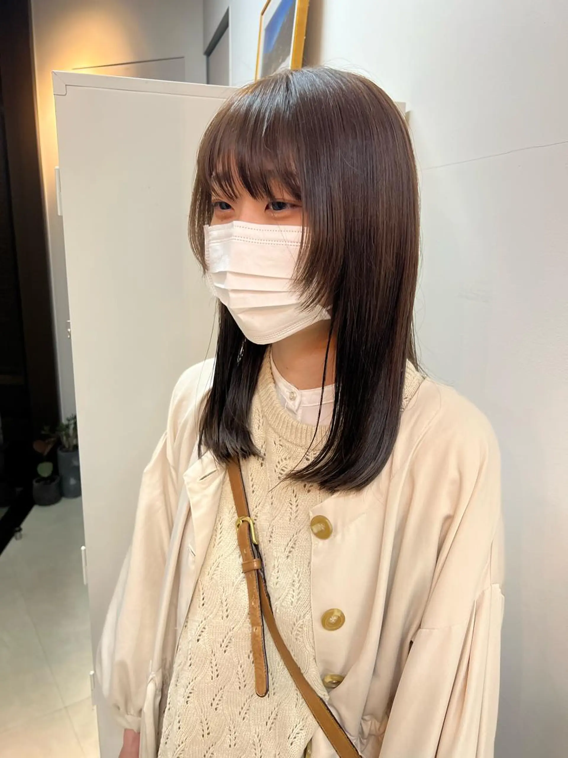 セミロング mee.所属・カットモデル募集中 / ベージュ/あづきのヘアスタイル