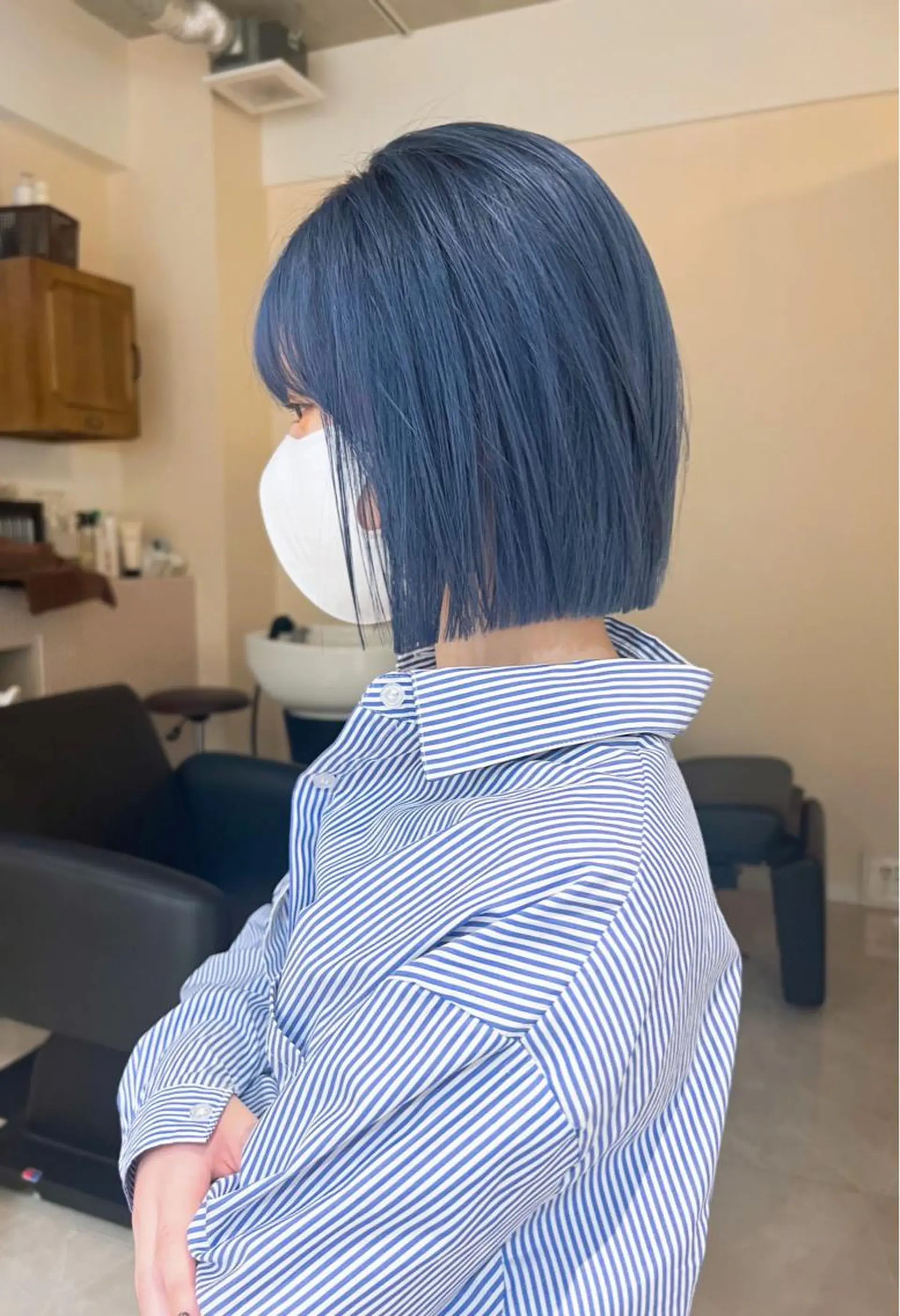 ミディアム ヘアカラー トリートメント hotely所属・✨まとまるボブ/ 切りっぱなし/ユキナのヘアスタイル