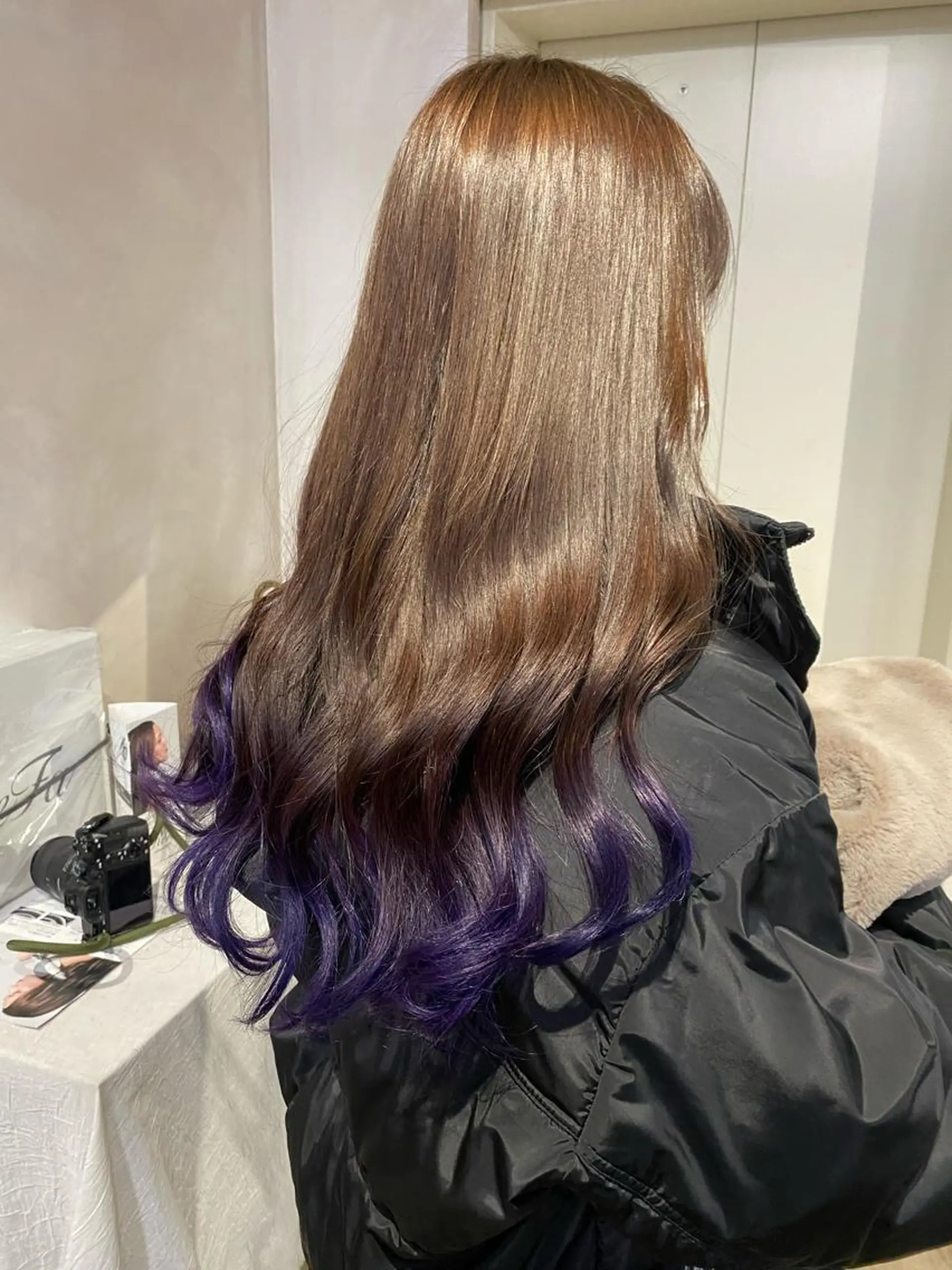 ロング カラー ブリーチ グラデーションカラー ヘアカラー ALLY（アリー）所属・ミニモお気に入り数 No.1宍戸雄弥のヘアスタイル