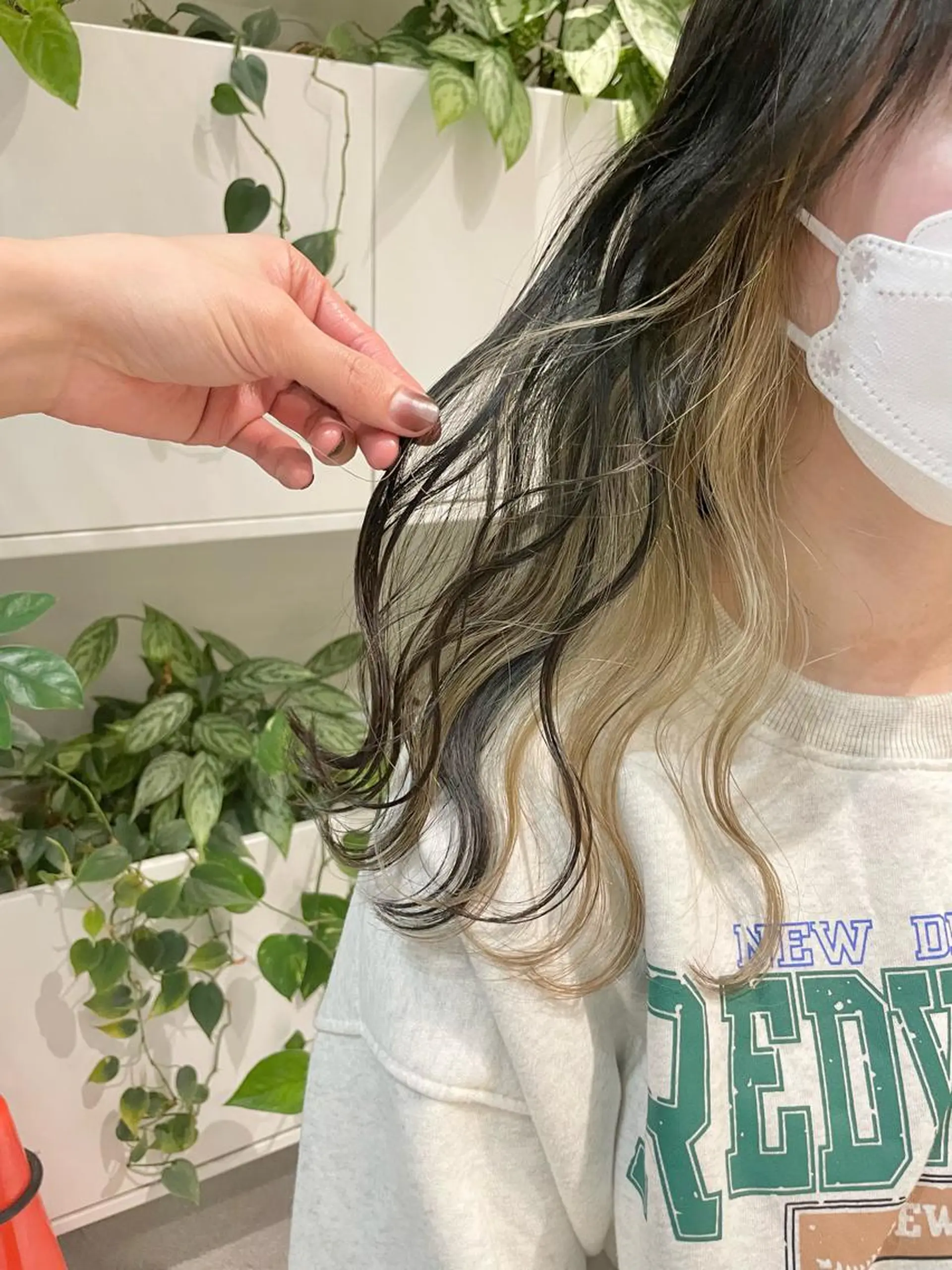 ミディアム ヘアカラー トリートメント 完全個室サロン💐 代表取締役💐梶谷のヘアスタイル