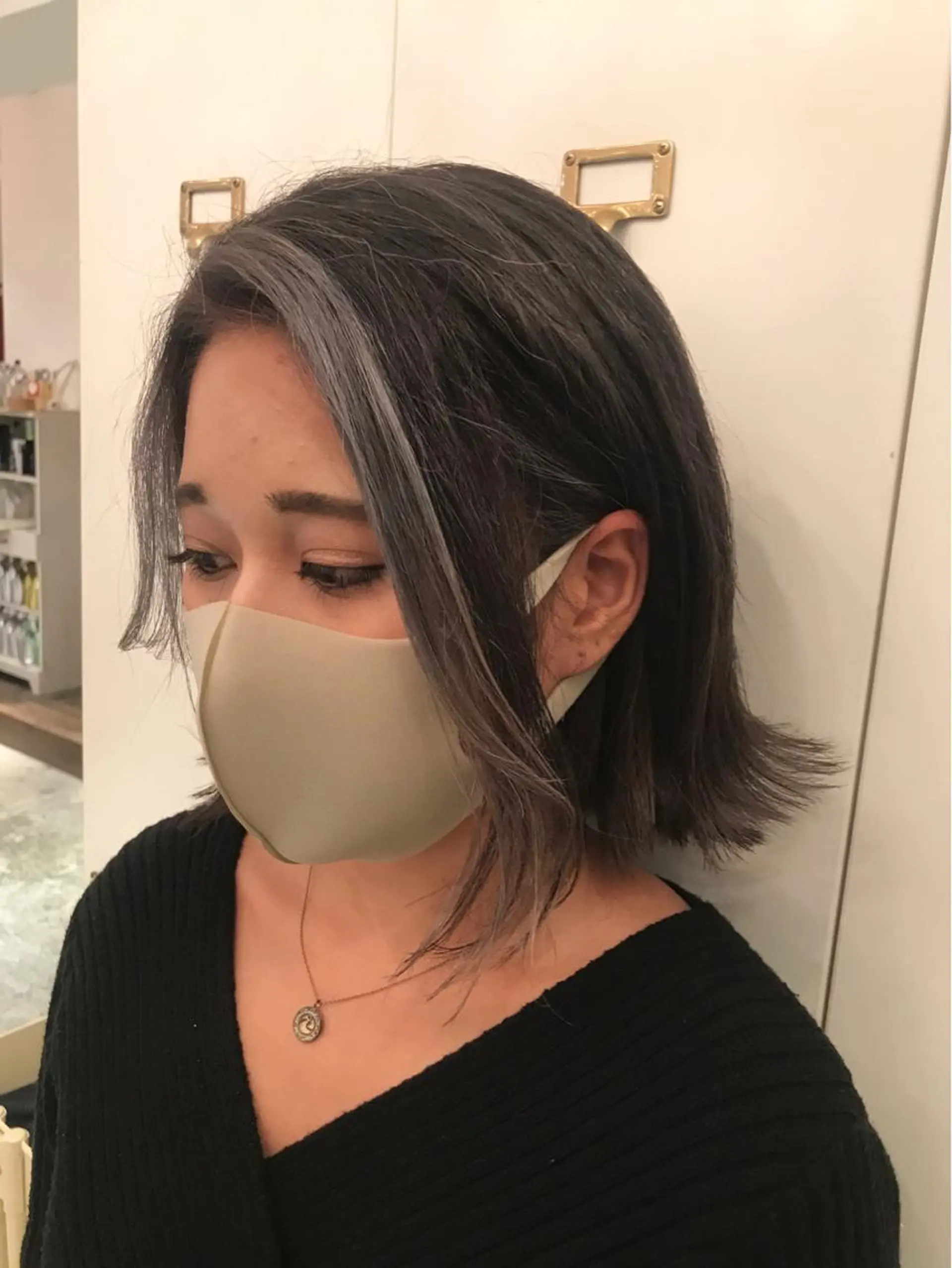 ミディアム カラー BEBE所属・ブリーチなし 透明感カラーKANAのヘアスタイル