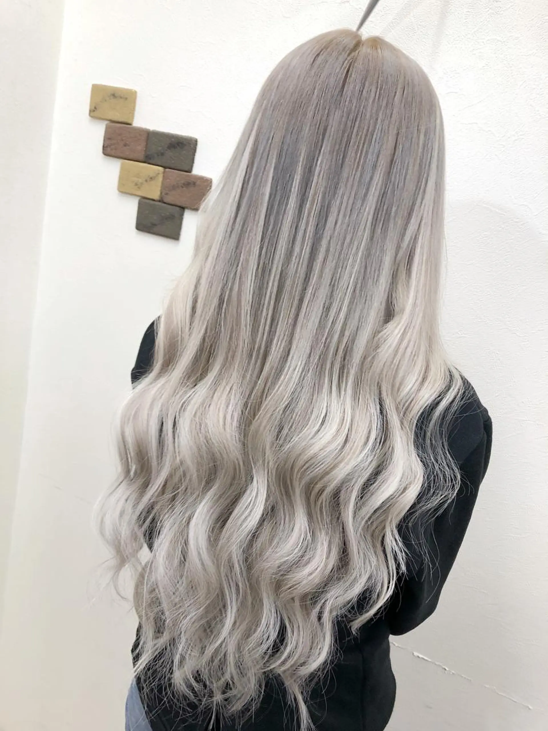 セミロング カラー ヘアアレンジ KEISUKE/カラ ー🐶シールエクステのヘアスタイル