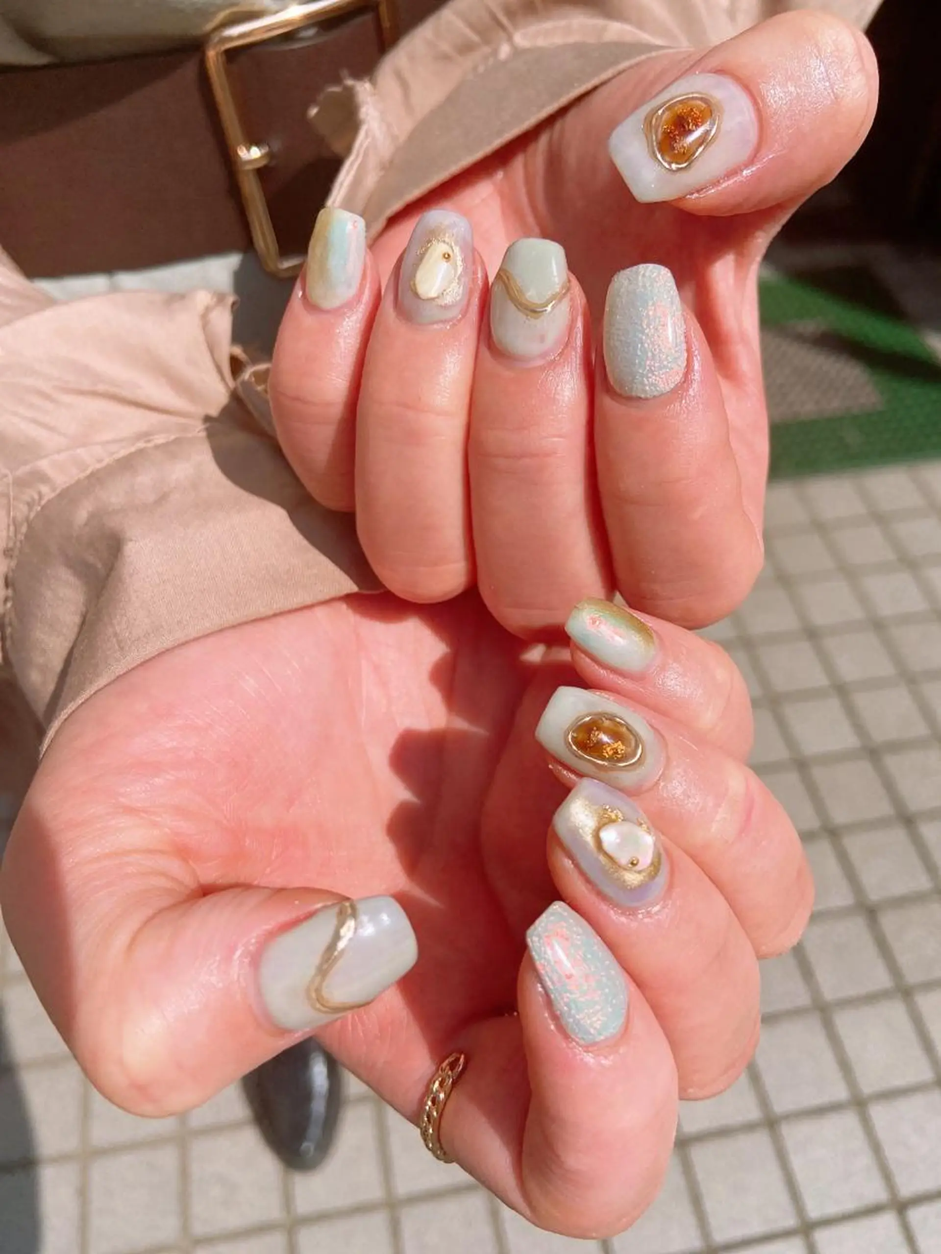 ネイル ニュアンスネイル G's  nail所属・横浜本郷台駅 《G's nail》のネイルデザイン