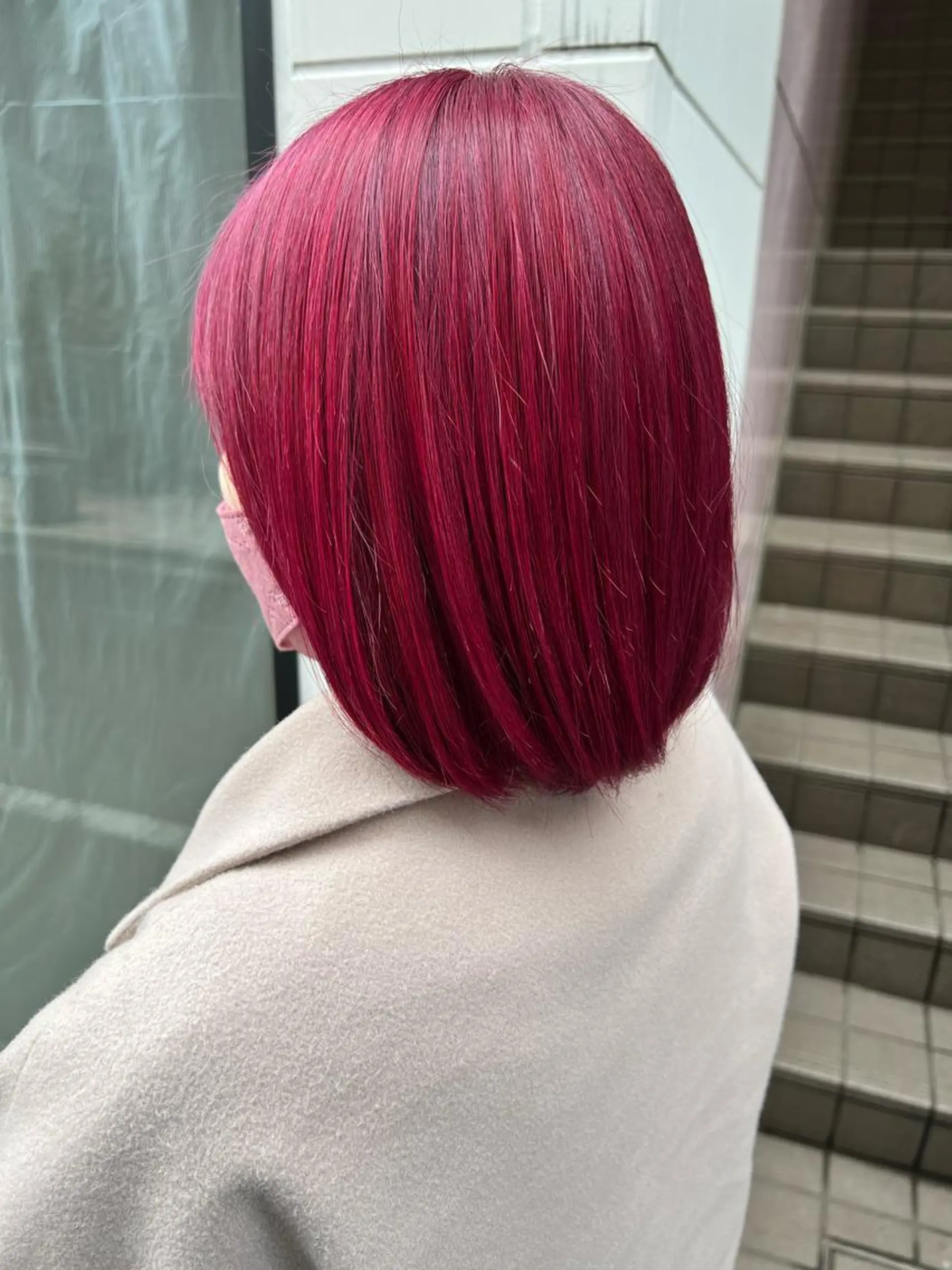 ショート カラー 乾かすだけでサラ艶に /髪質改善西村涼太のヘアスタイル