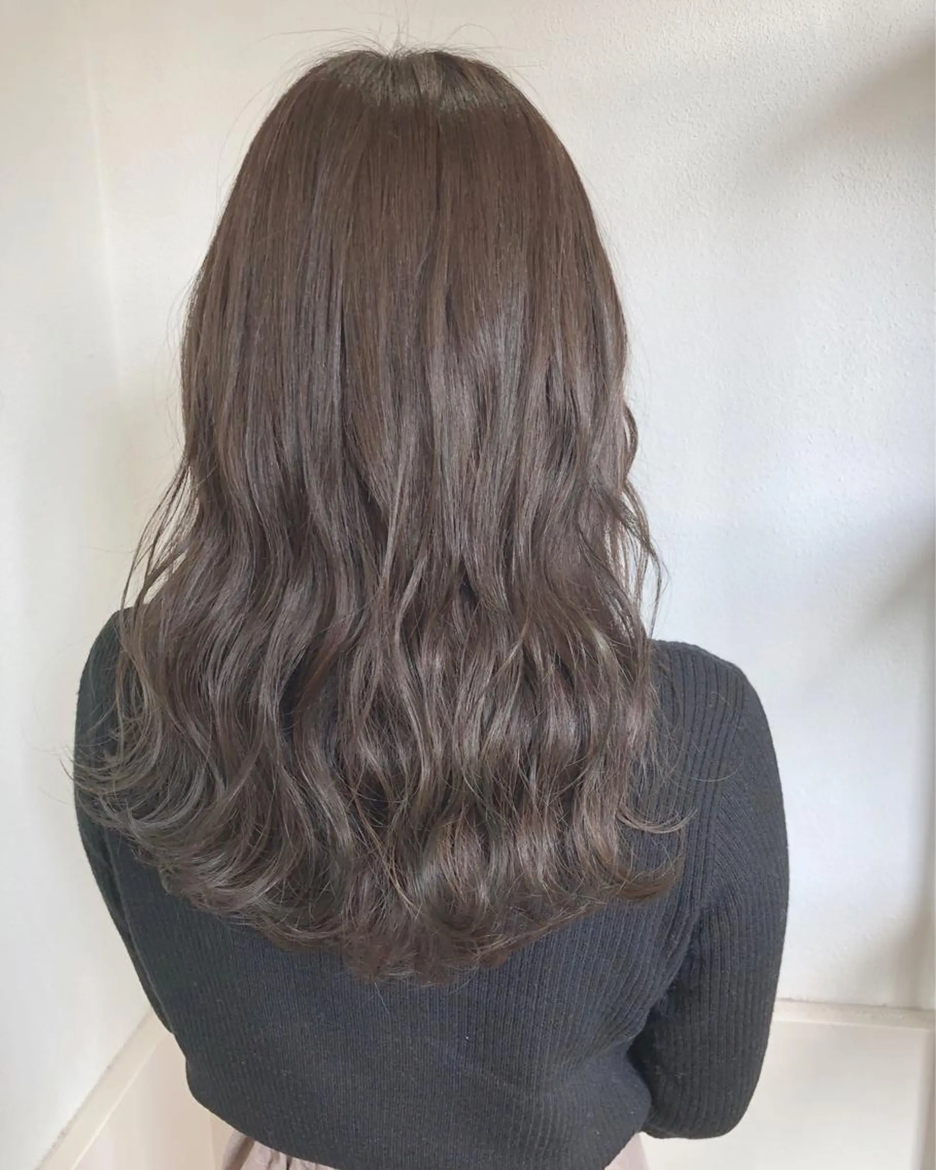 ミディアム カラー ヘアアレンジ ブラウンカラー カット ヘアカラー トリートメント GiseL天神カラー 髪質改善/ブリーチのヘアスタイル