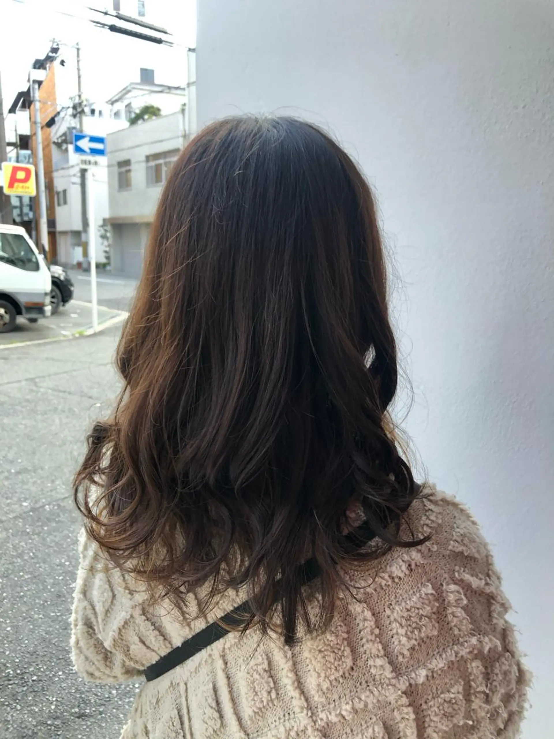 セミロング レイヤーカット 大阪長居🌱野見山 卓也のヘアスタイル