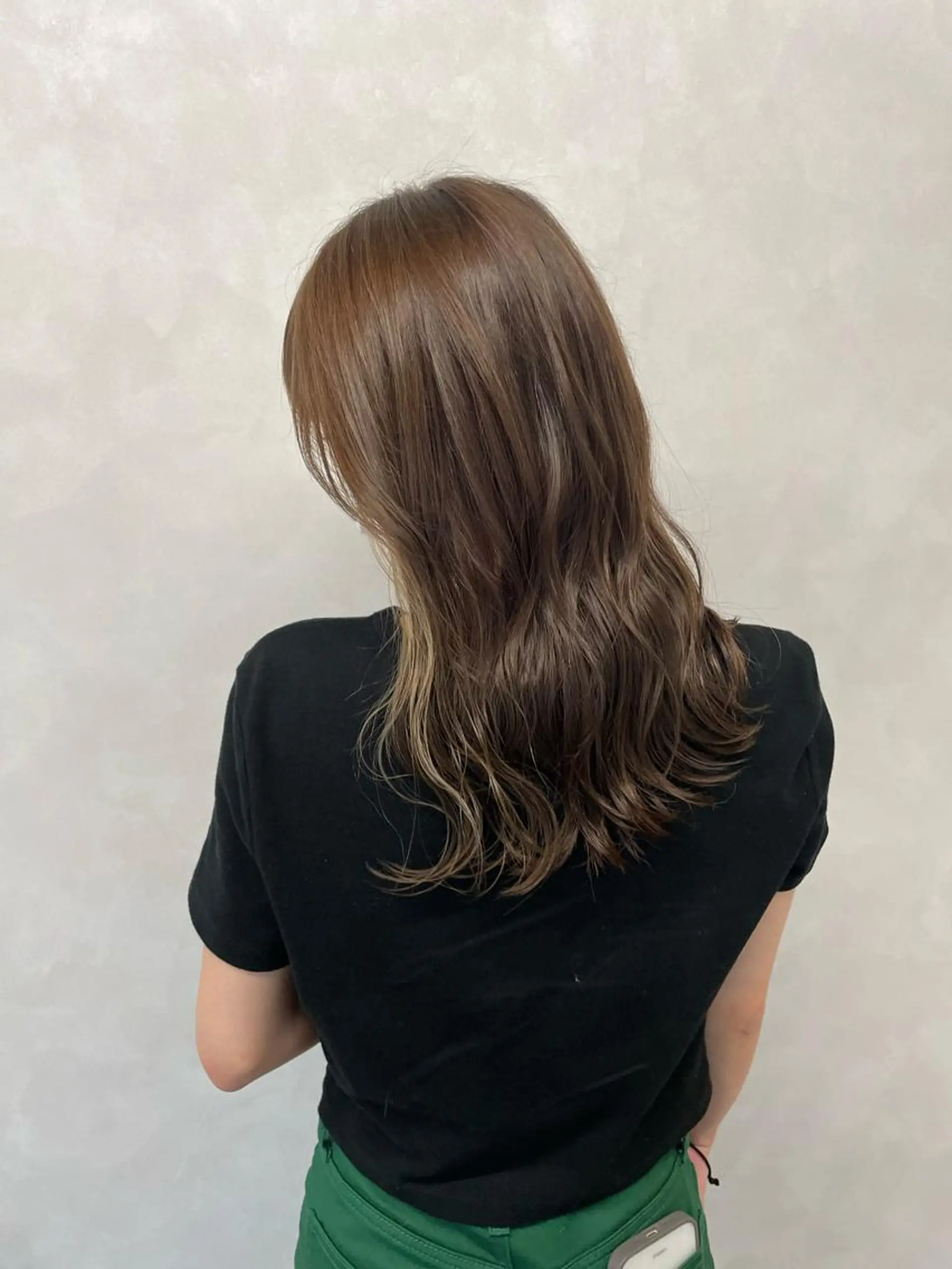 セミロング カット ヘアカラー トリートメント ミウラ サクラコのヘアスタイル