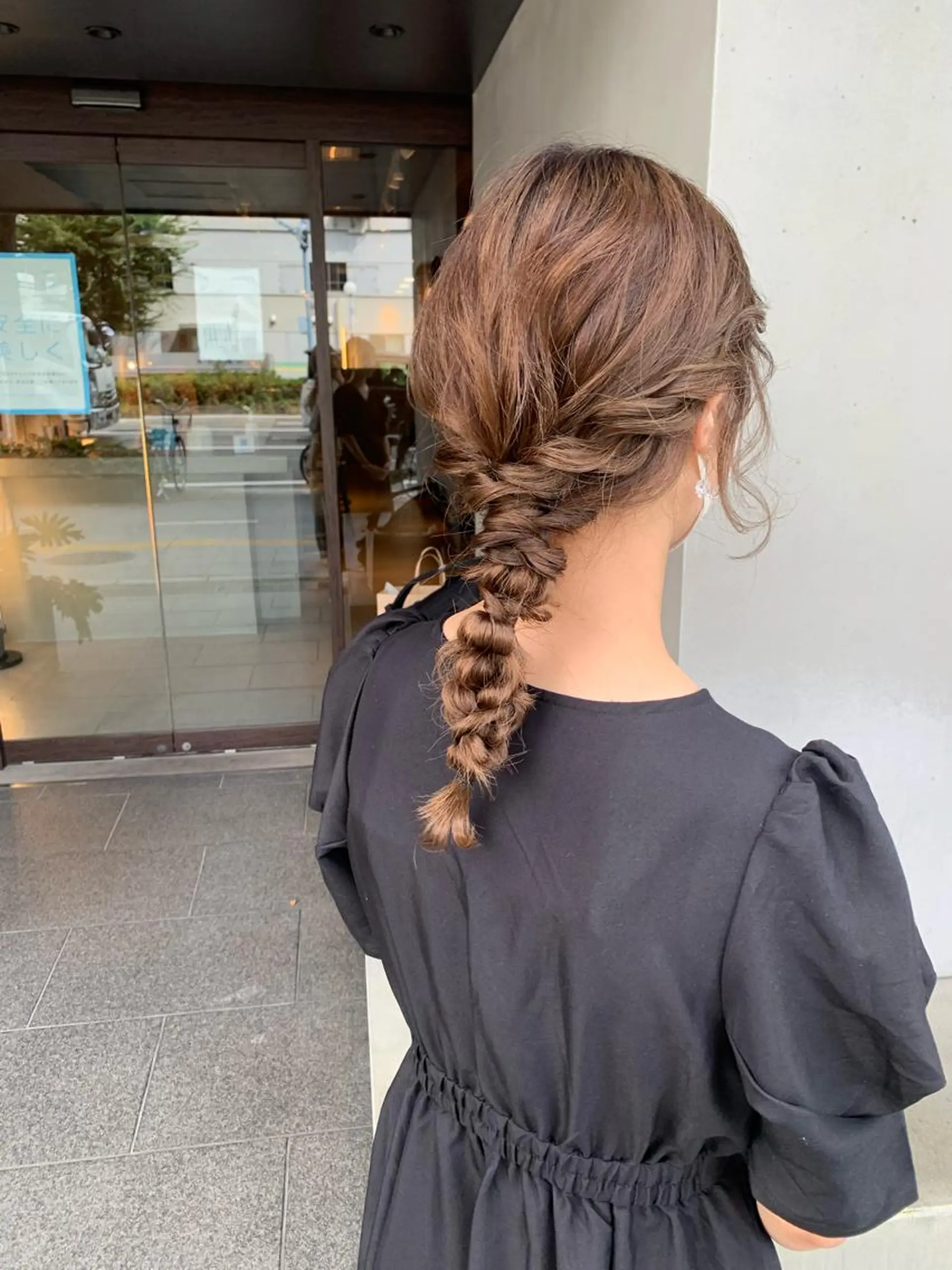 ロング ヘアアレンジ ヘアセット ブリーチ/アレンジ 天満/chihiroのヘアスタイル