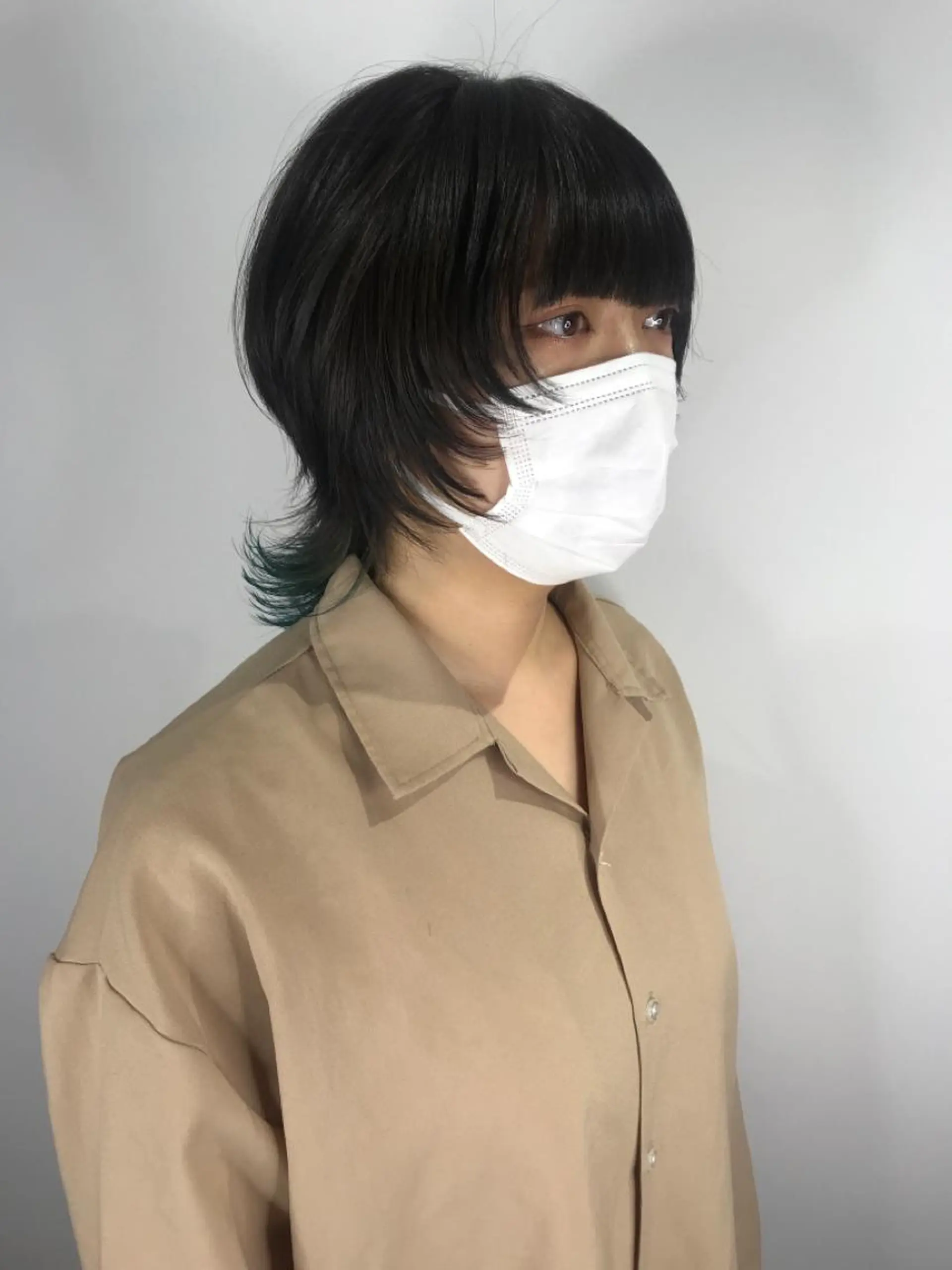 ミディアム カラー 町野 朝哉のヘアスタイル
