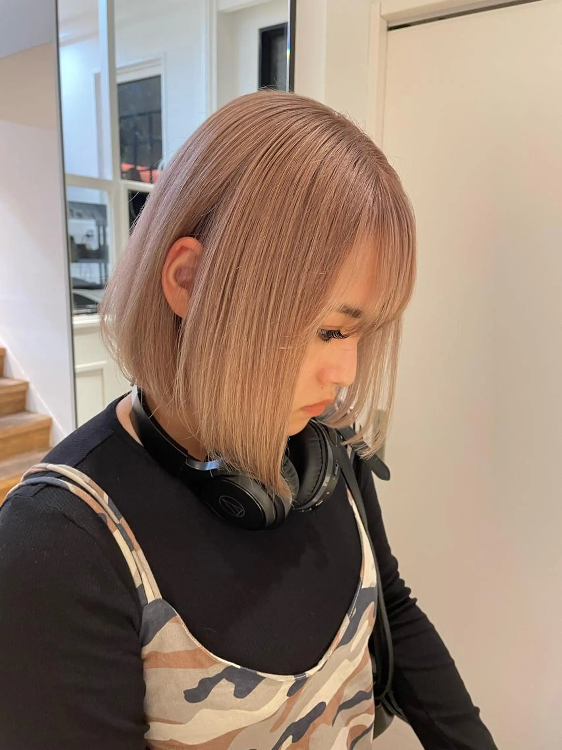 ミディアム カラー Dimo＆所属・ハイライトカラー /ダイスケのヘアスタイル