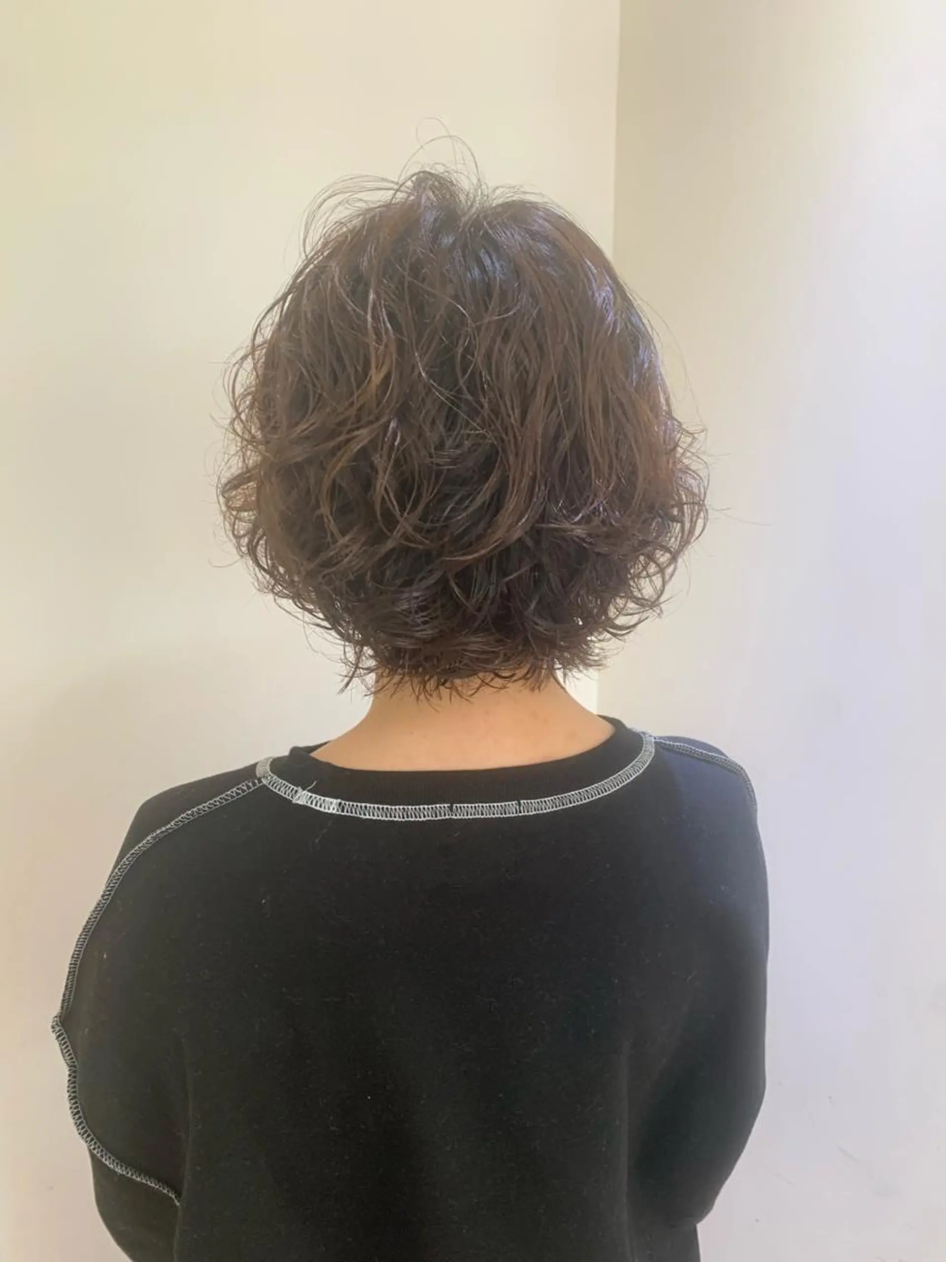ミディアム パーマ ミディアムパーマ カット パーマ 高橋 侑李のヘアスタイル