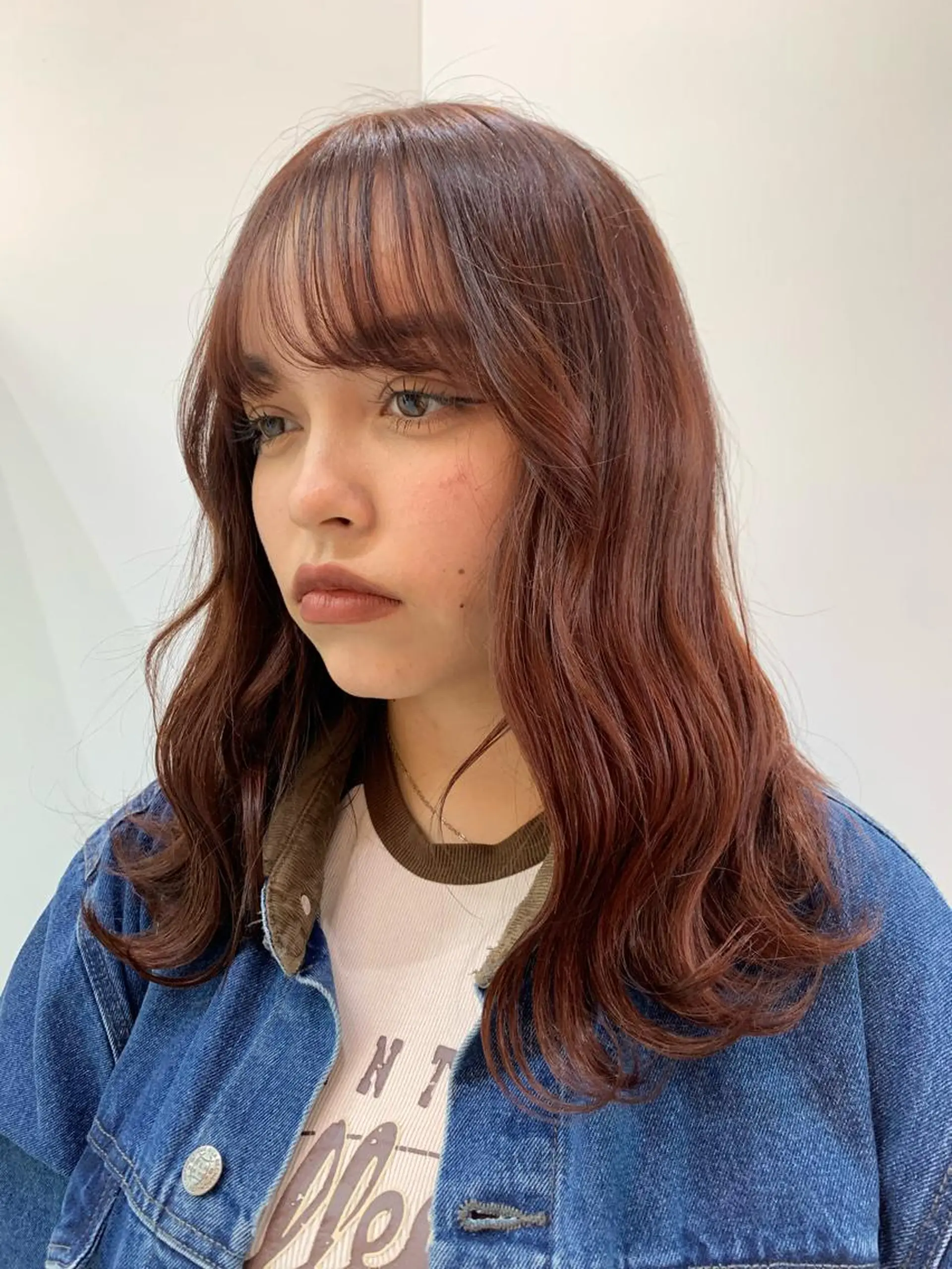 カラー ブラウンカラー オレンジ オレンジブラウン 光透け髪🫧 moekaのヘアスタイル