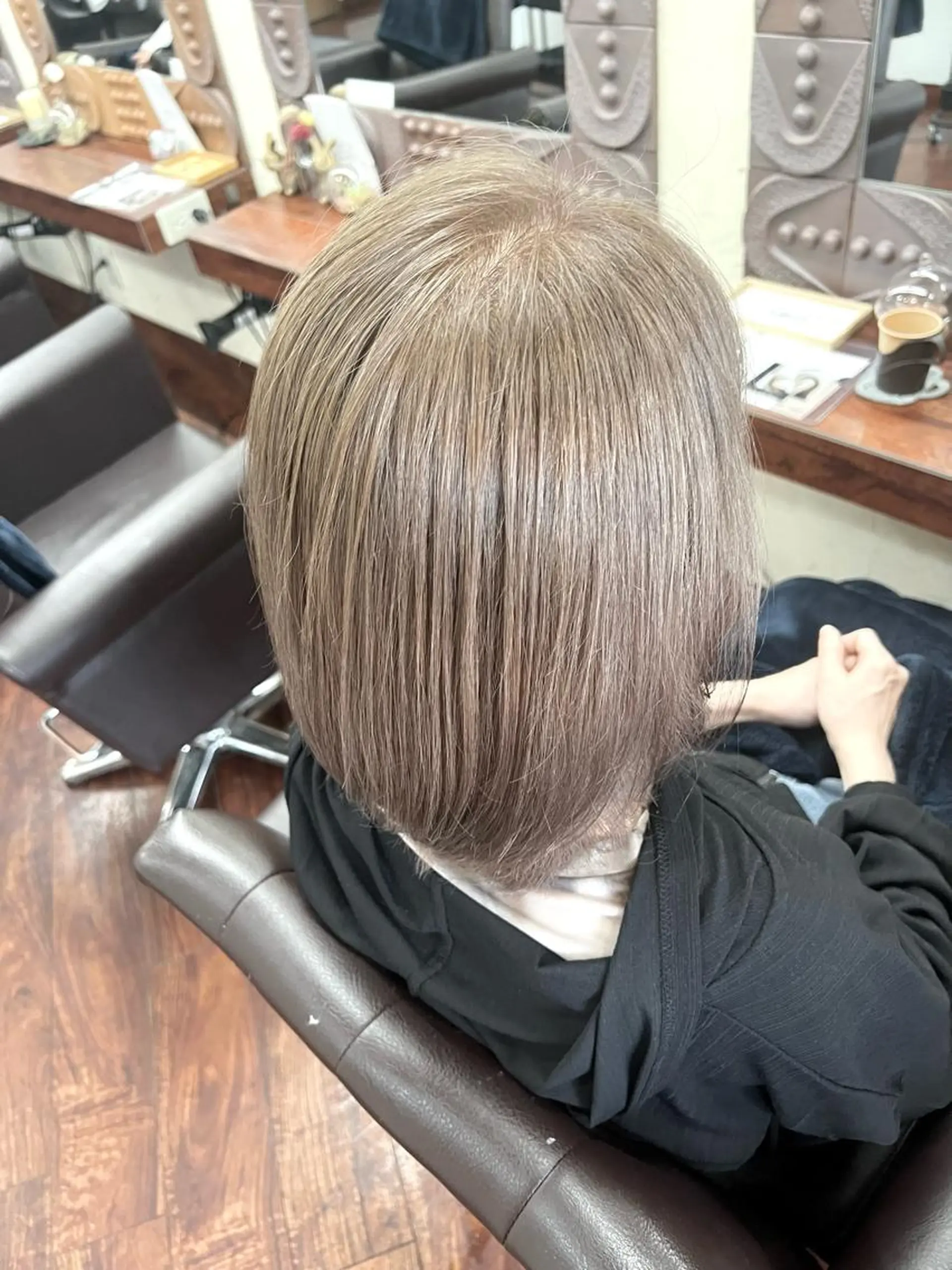 ミディアム LaRmE 代表　穂原大和のヘアスタイル