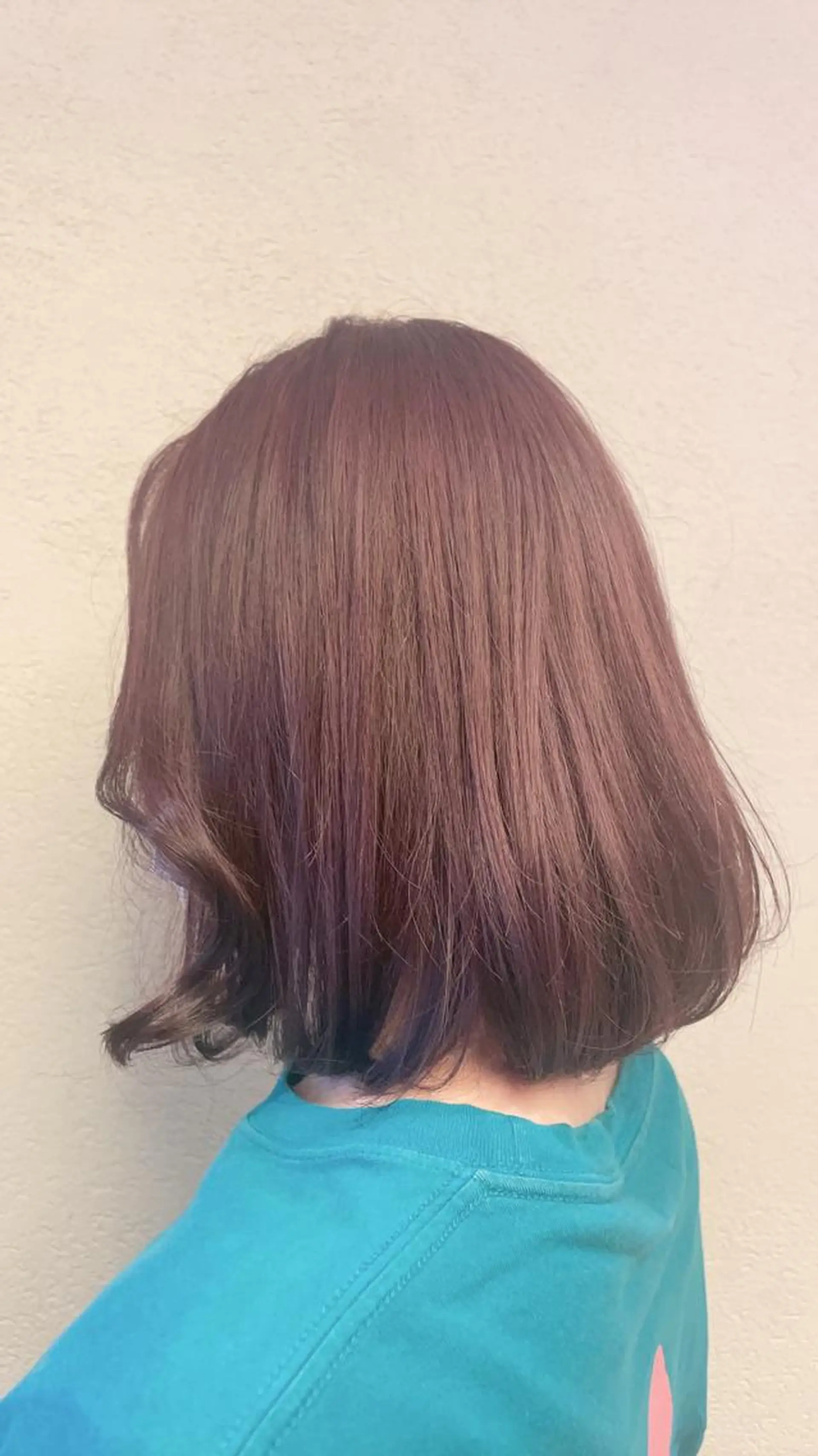 カラー ブラウンカラー ピンクカラー INCE HAIR ひらい なつきのヘアスタイル