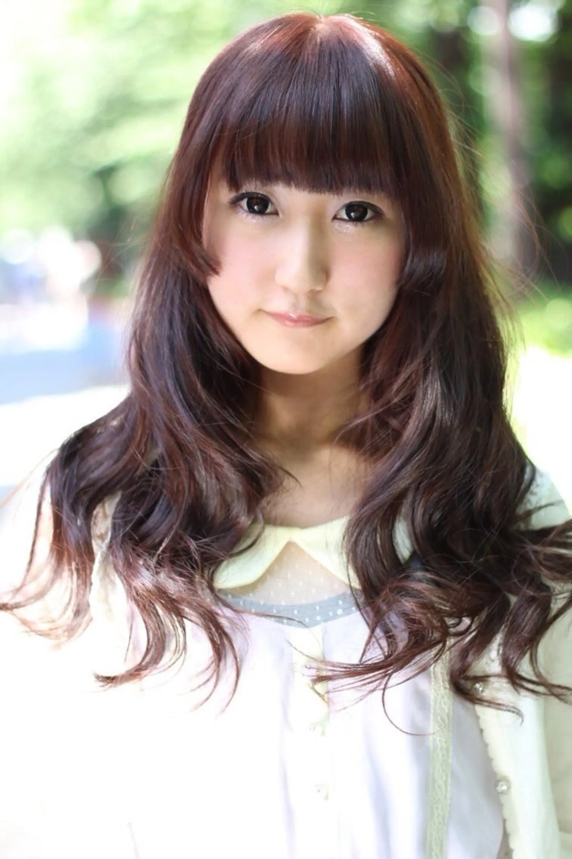 ミディアム カラー パーマ 透明感カラー 小顔カット 🌿flencia 丸　和博🌿のヘアスタイル