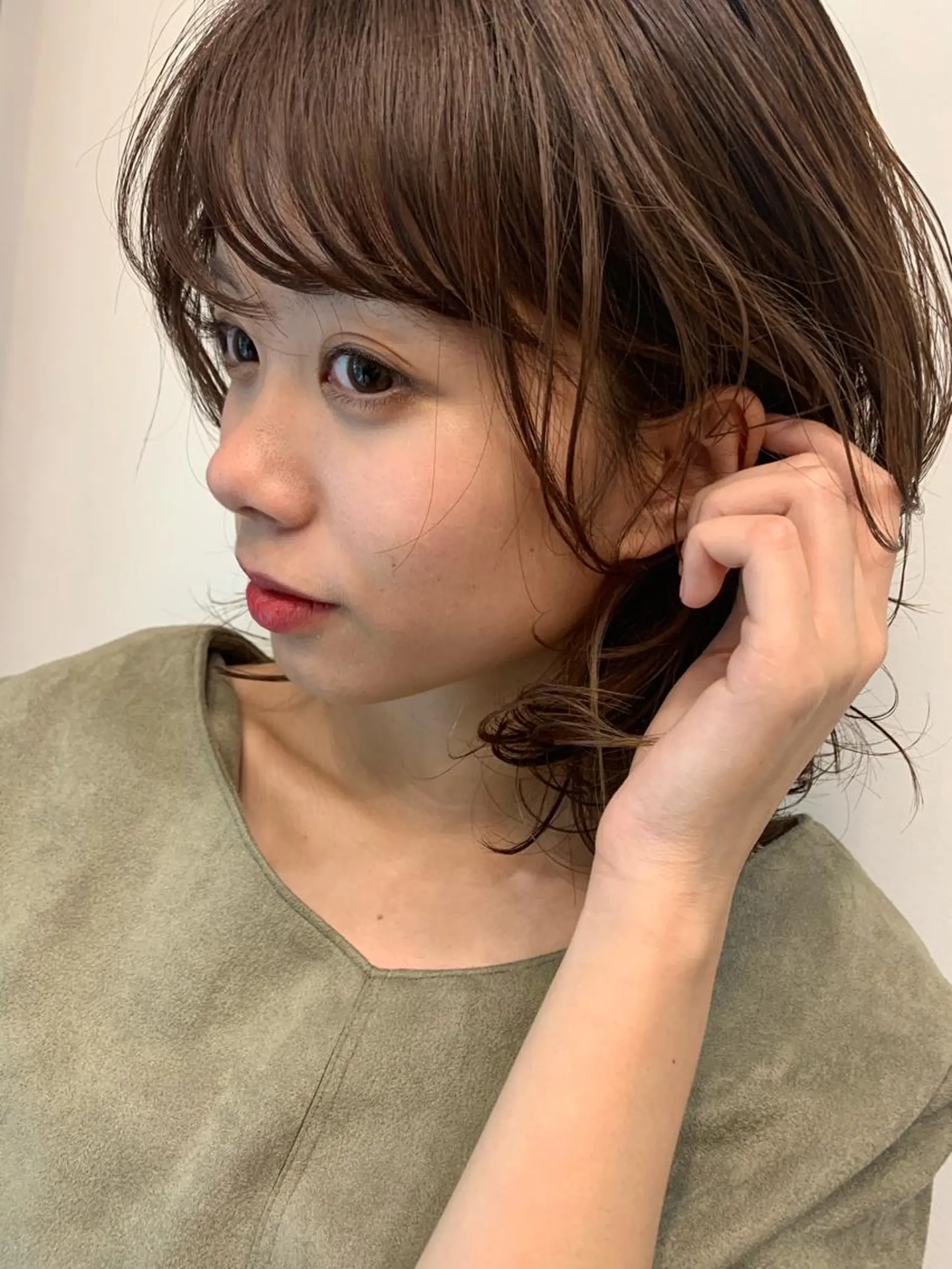 ミディアム パーマ ミディアムパーマ 🌿ブルーモスク TOKYO🌿のヘアスタイル