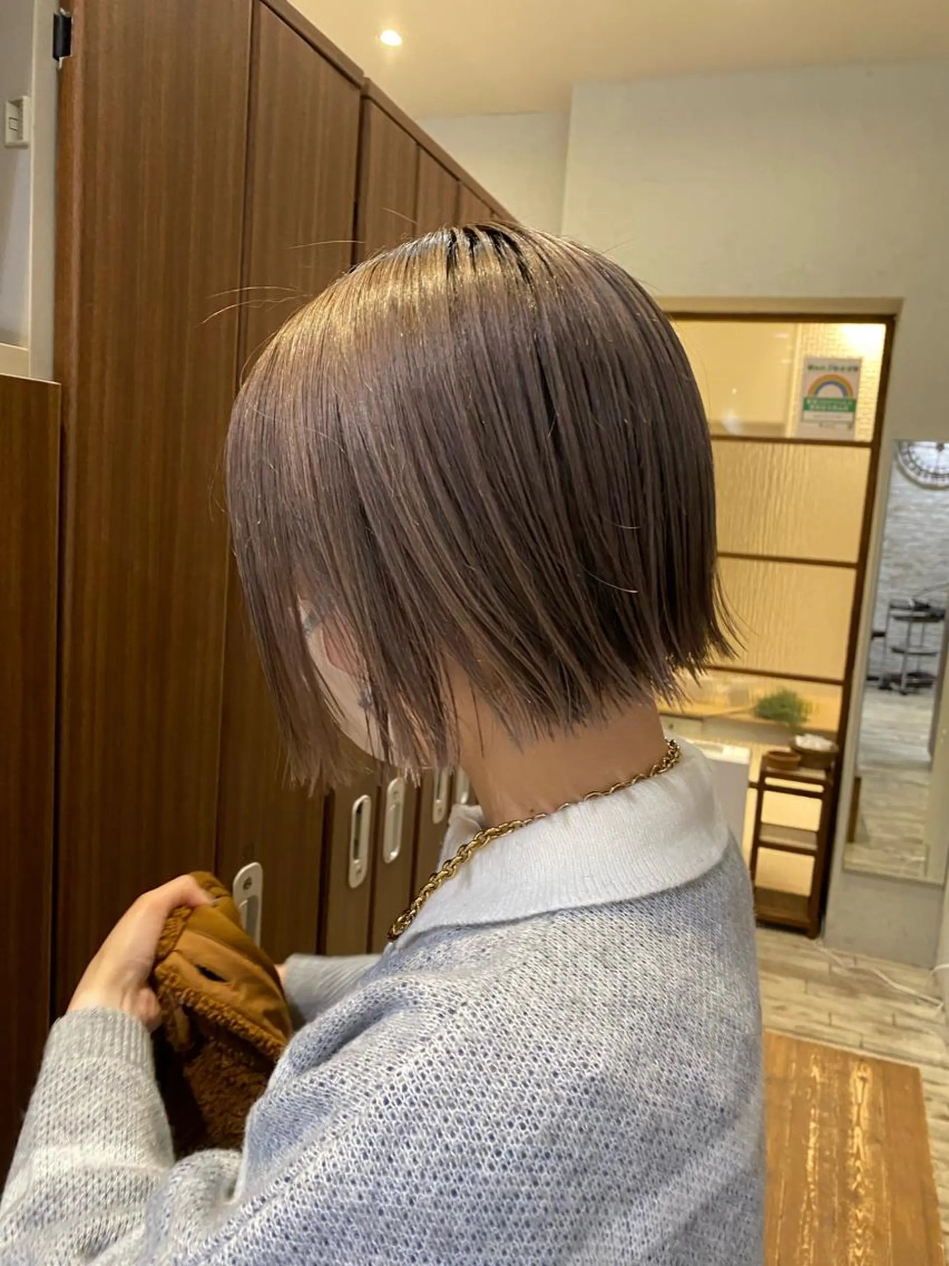 ショート 切りっぱなしボブ ボブ 栗原 瑞稀のヘアスタイル