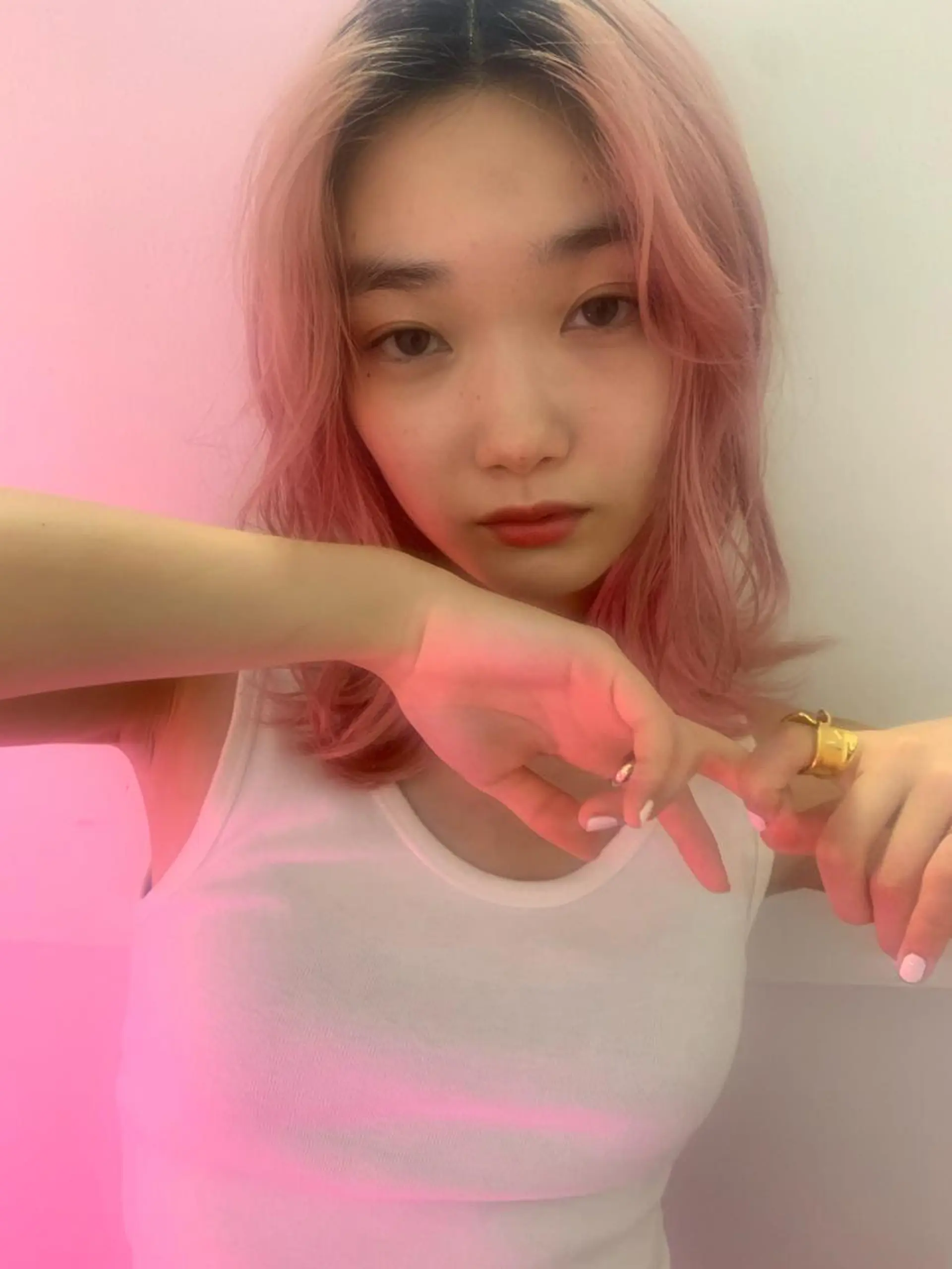 カラー ラベンダー/レイヤー カット🤎mamiのヘアスタイル