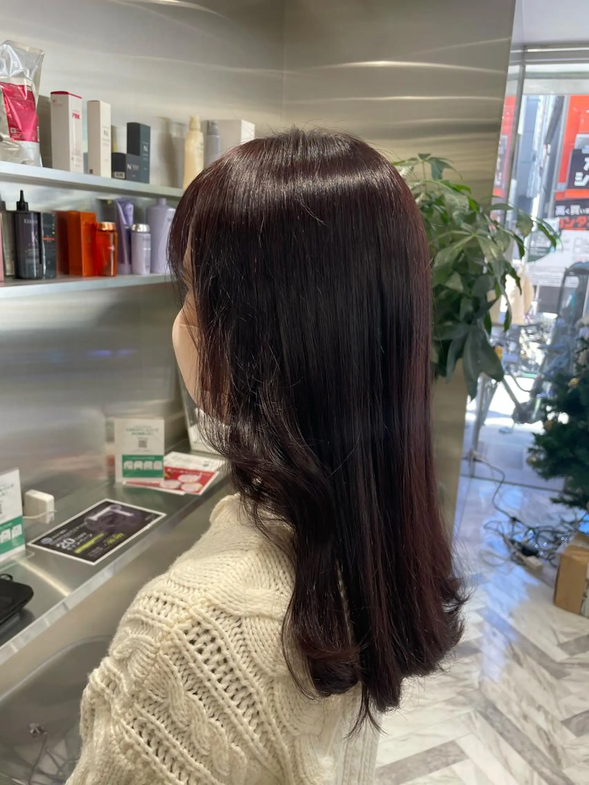 セミロング カラー ヘアカラー 🧁はるひ/ ZEST八王子🟡のヘアスタイル