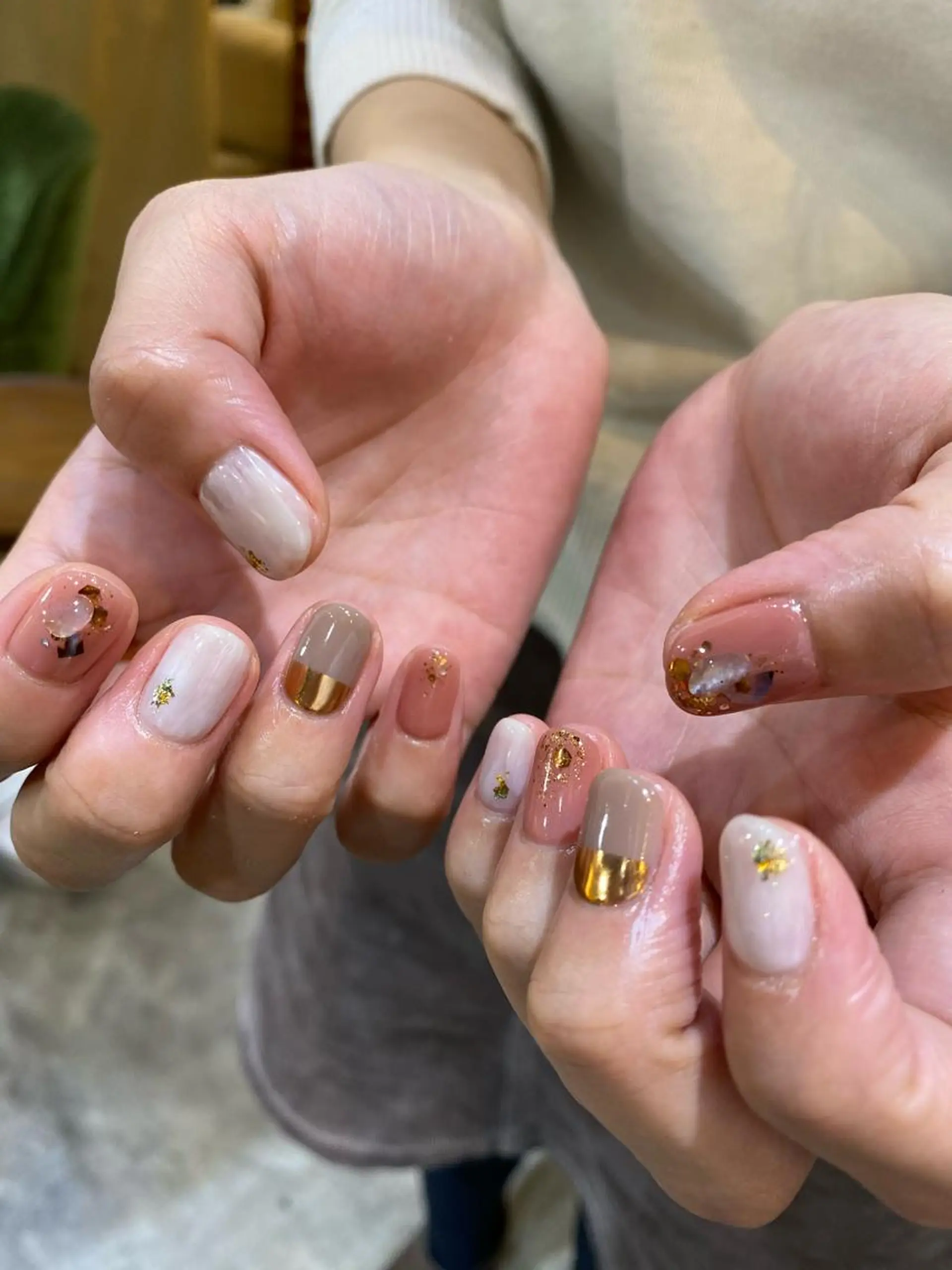 ネイル クリアネイル 🌼大西洋子 laughl🌼のネイルデザイン