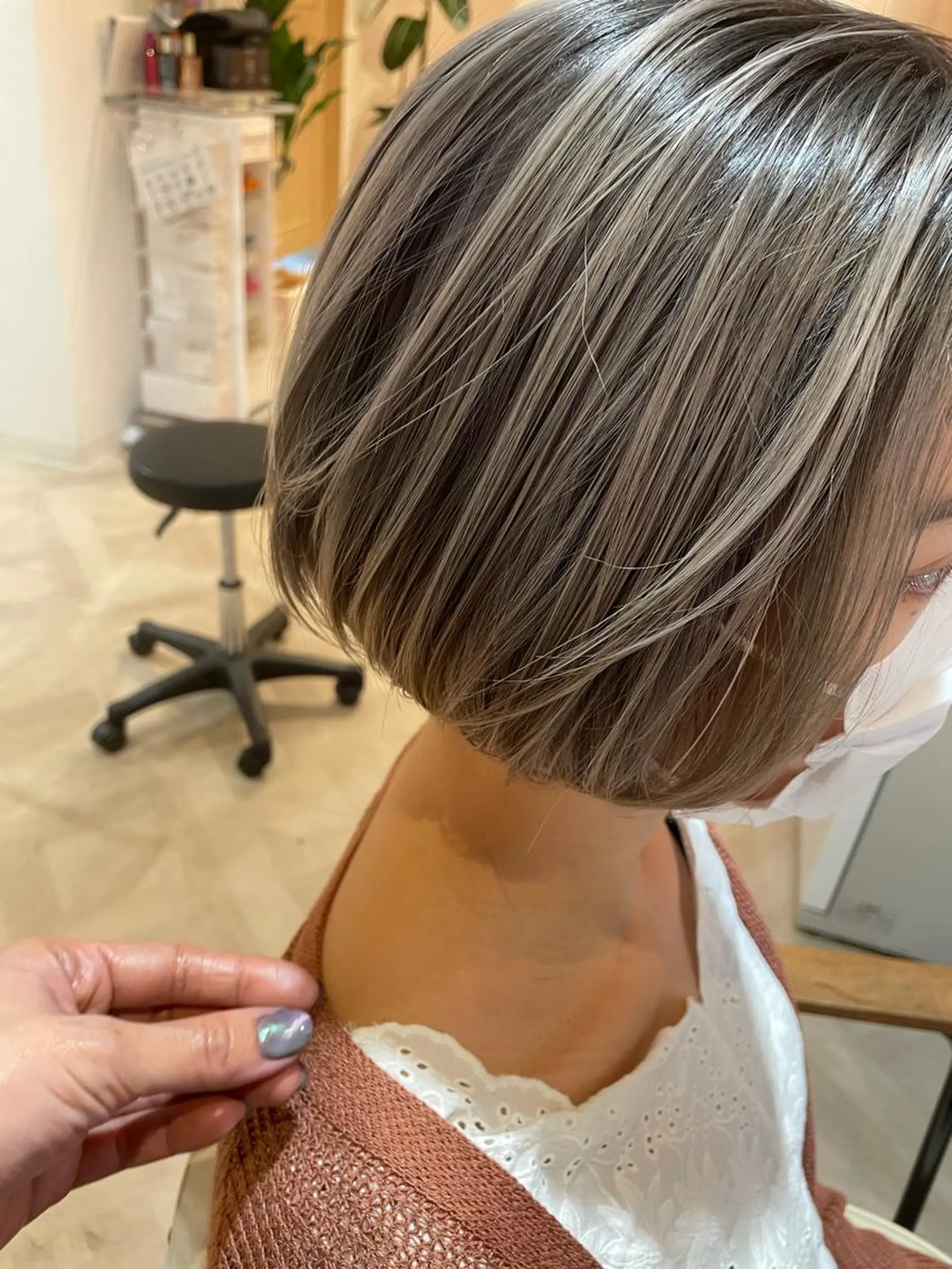 ショート カラー カット 髪質改善×縮毛矯正 HairDr.LINO駒沢【リノ】所属・mam. mamicoのヘアスタイル