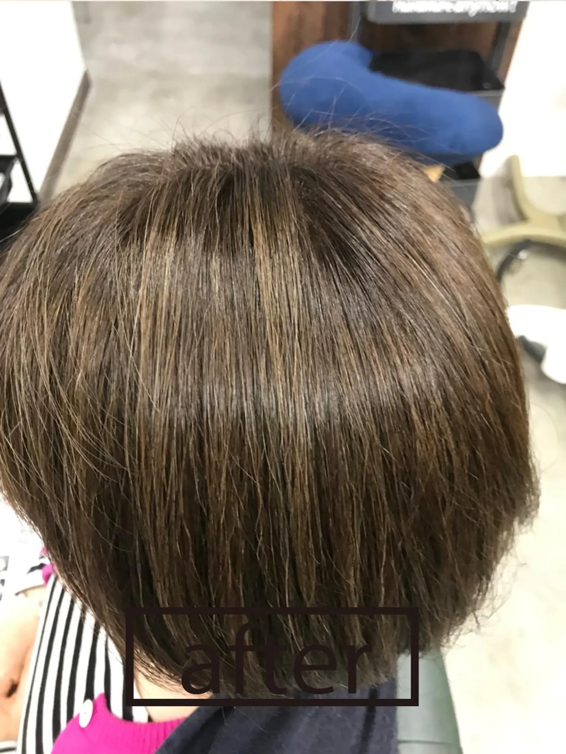 ショート ハイライト anyhow academyのヘアスタイル