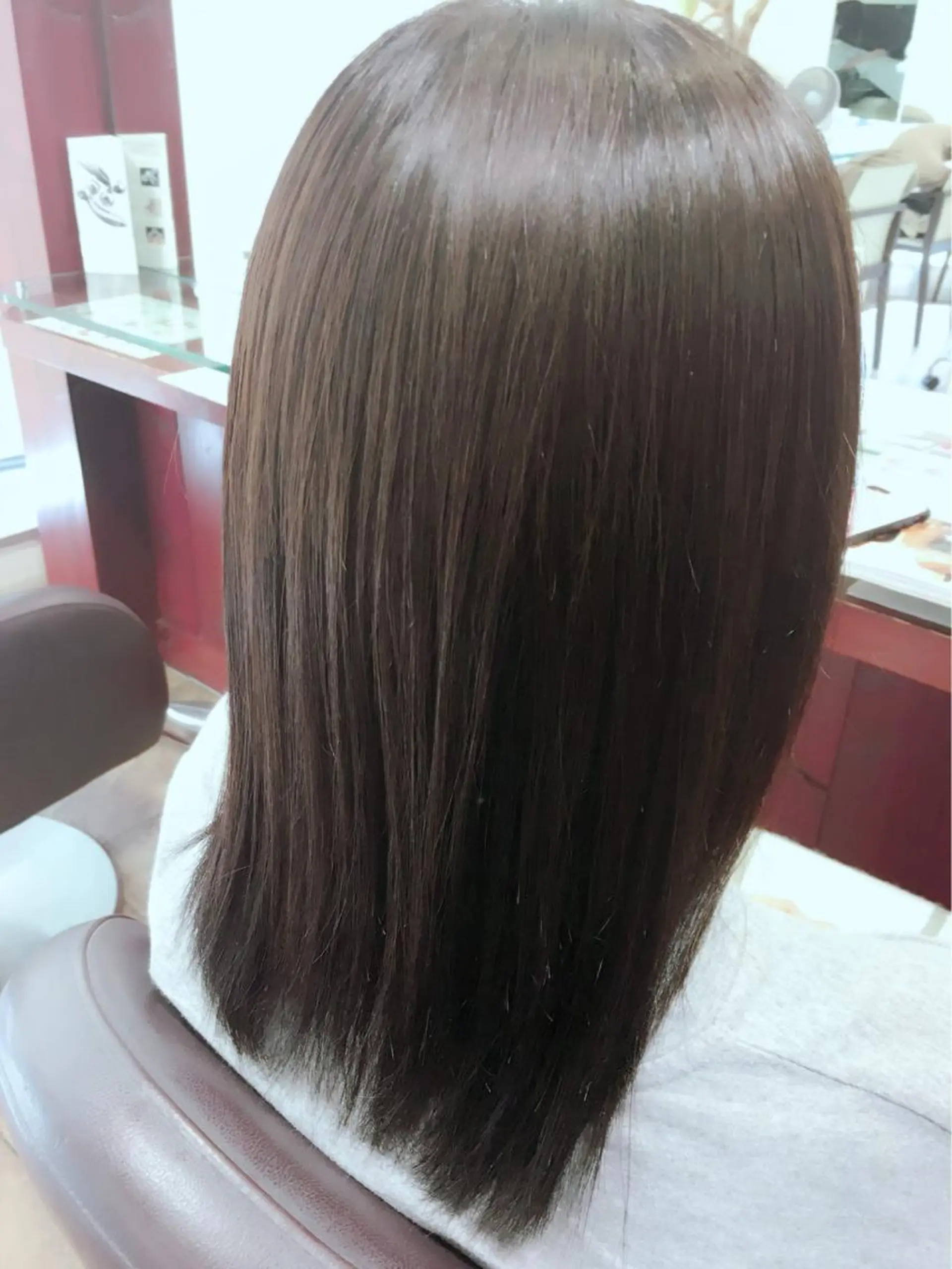 ミディアム カラー 星 沙織のヘアスタイル