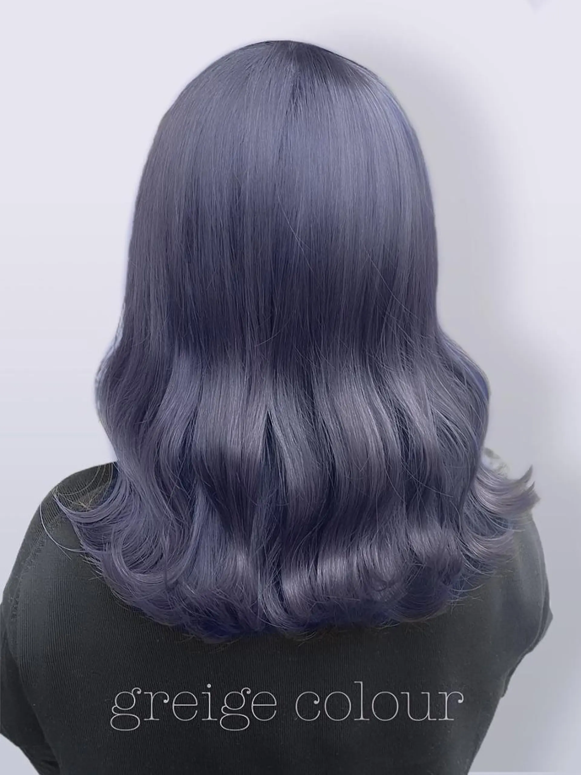カラー 黒髪 ブルーカラー ブルーブラック 髪質改善 米倉 一輝のヘアスタイル