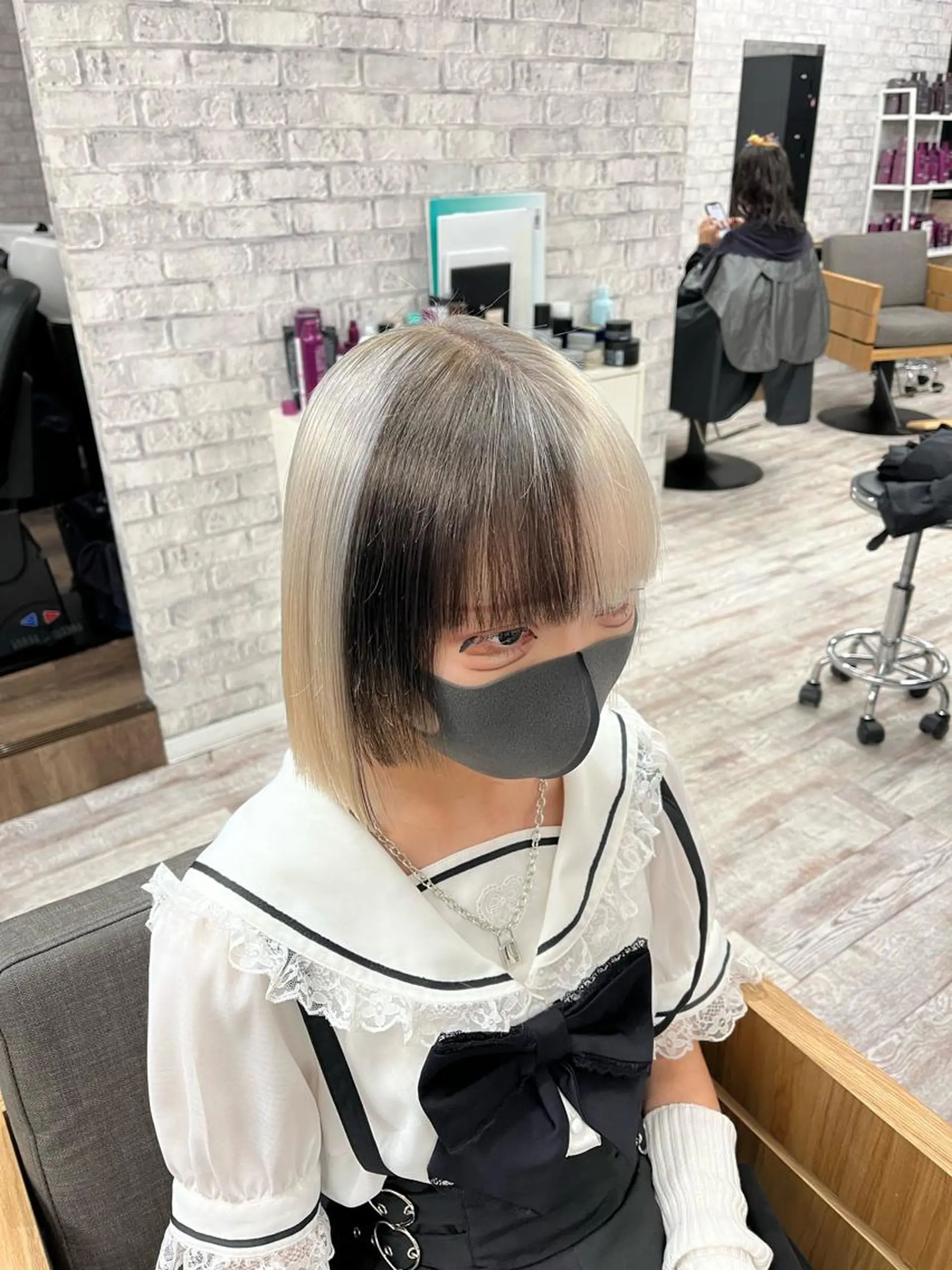 セミロング カラー メンズバレイヤージュ ⚡️RYUTA⚡️のヘアスタイル
