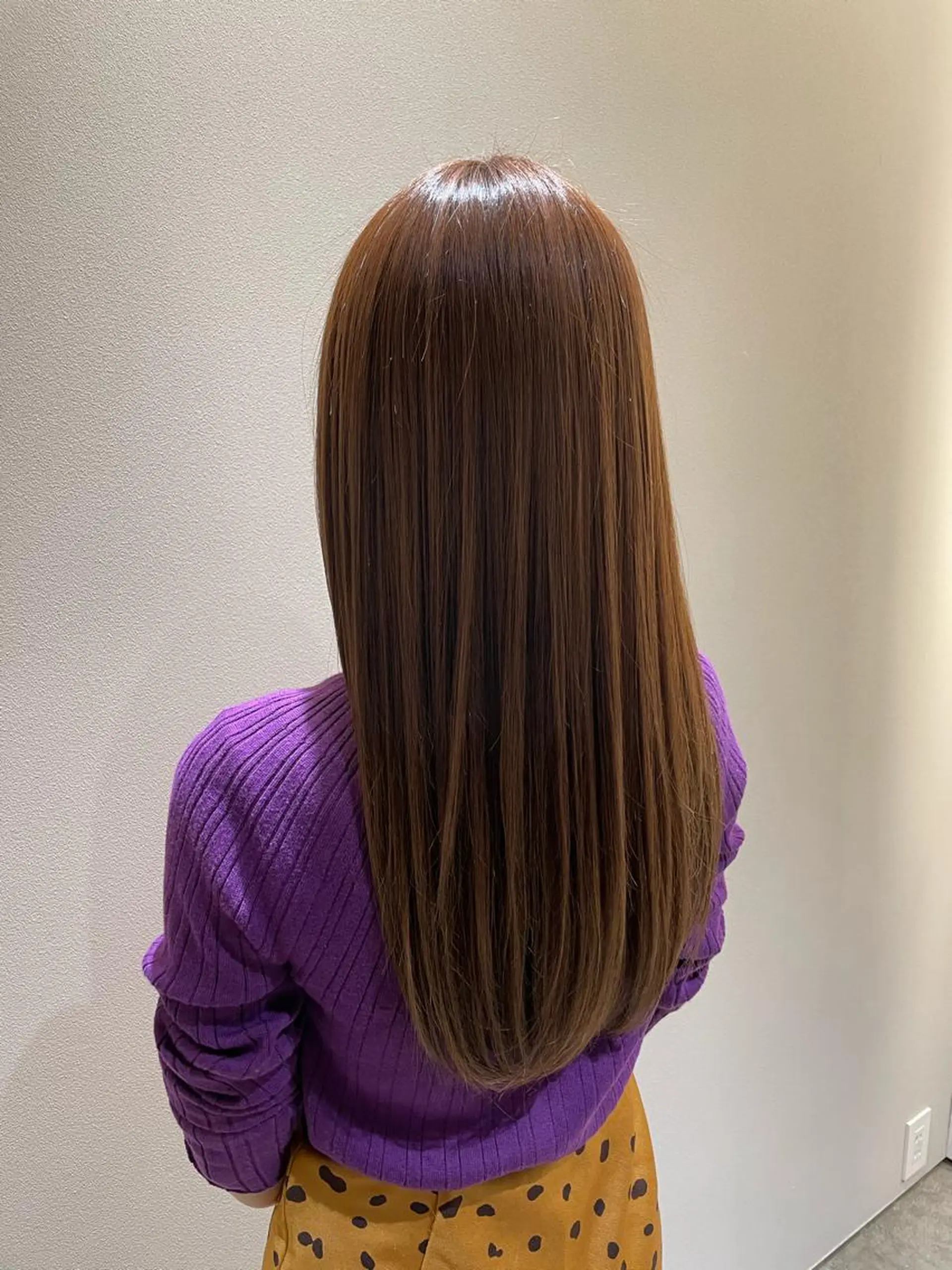 ロング トリートメント 酸熱トリートメント 骨格診断/似合わせ カットあさみななこのヘアスタイル