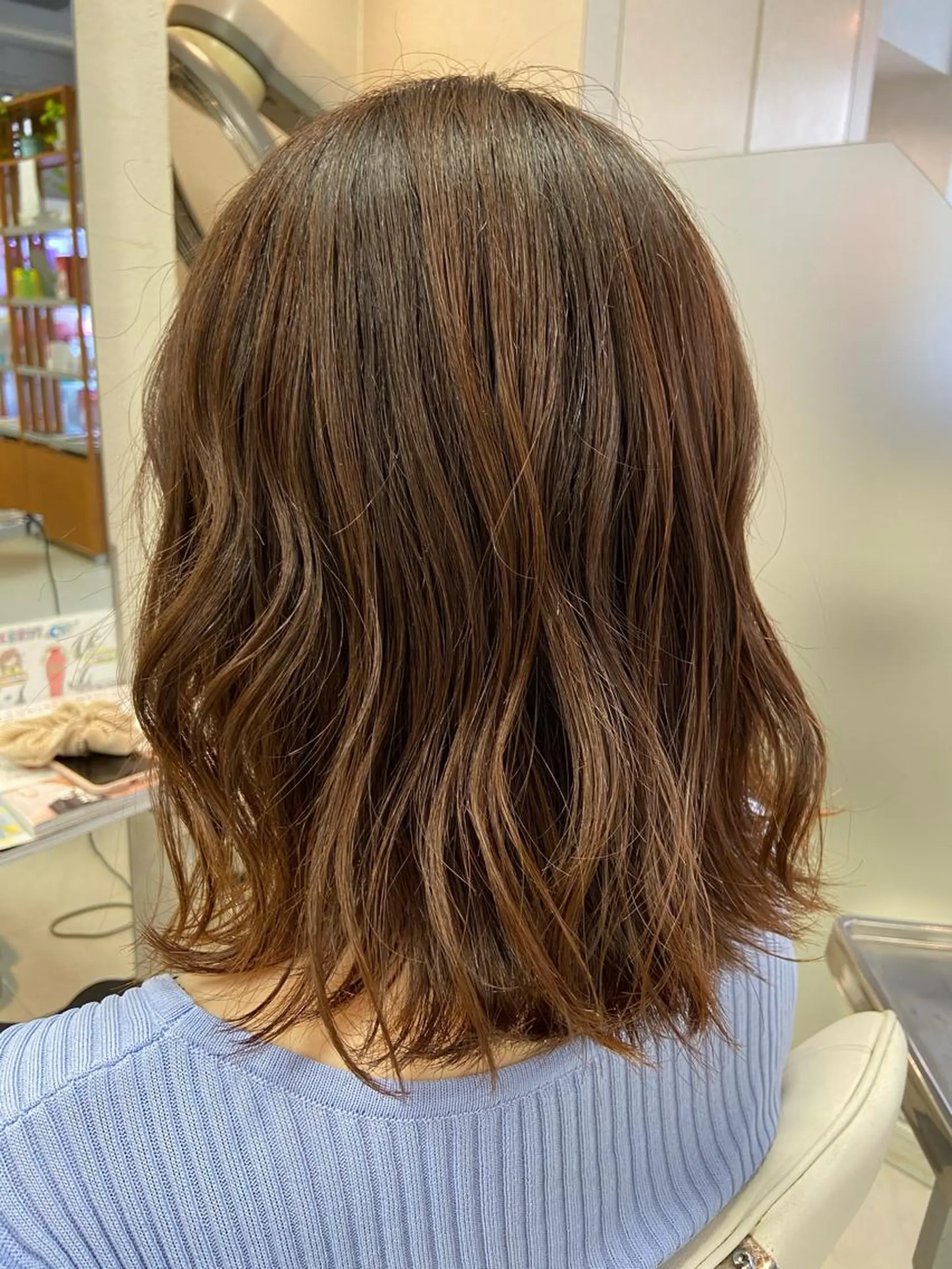 ミディアム トリートメント 菊地 美憂のヘアスタイル