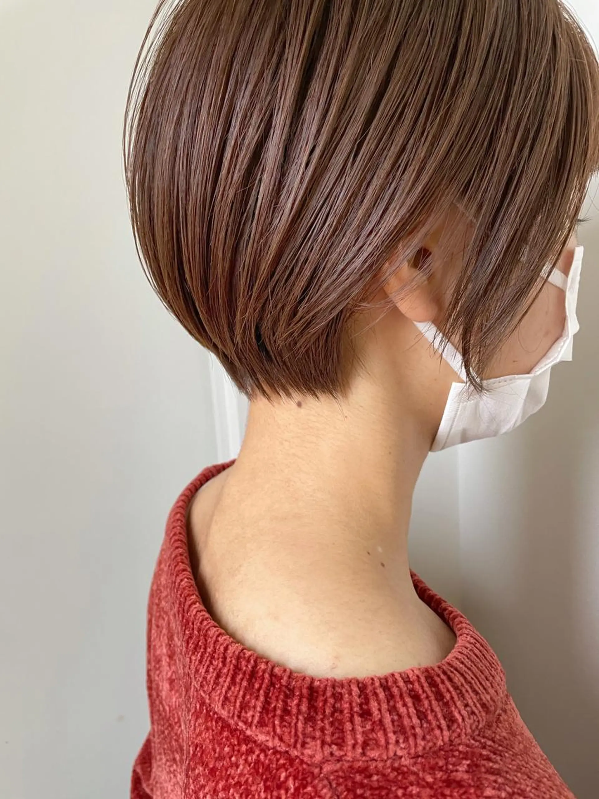 ショート カラー ショートボブ アッシュ ハイライトカラー ハイトーンカラー イルミナカラー カット ヘアカラー トリートメント 江上拓郎/ショート /酸性ストレートのヘアスタイル