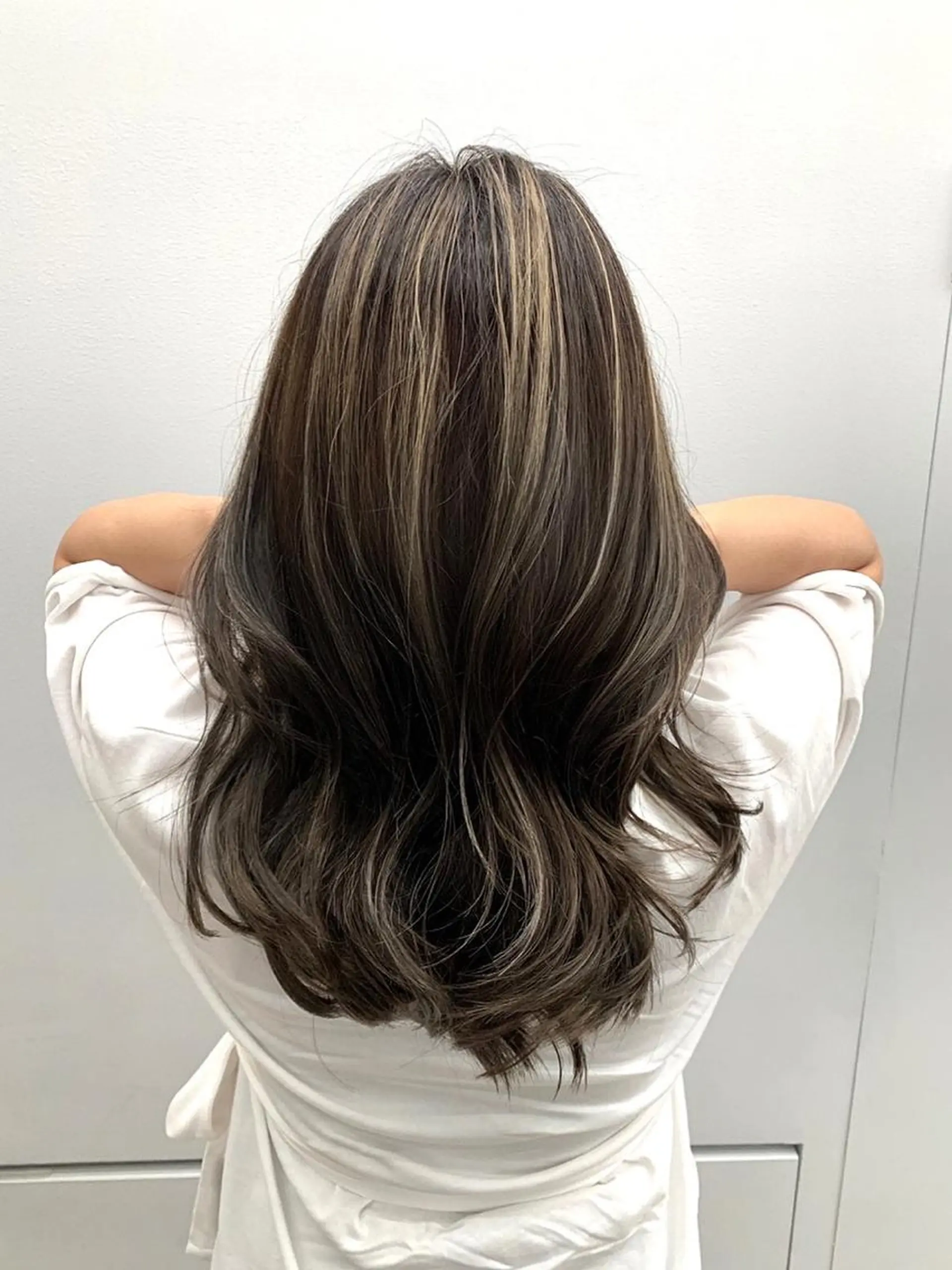 セミロング 韓国ネイル🤍 イワサキ　リコ🍒のマツエク・マツパデザイン