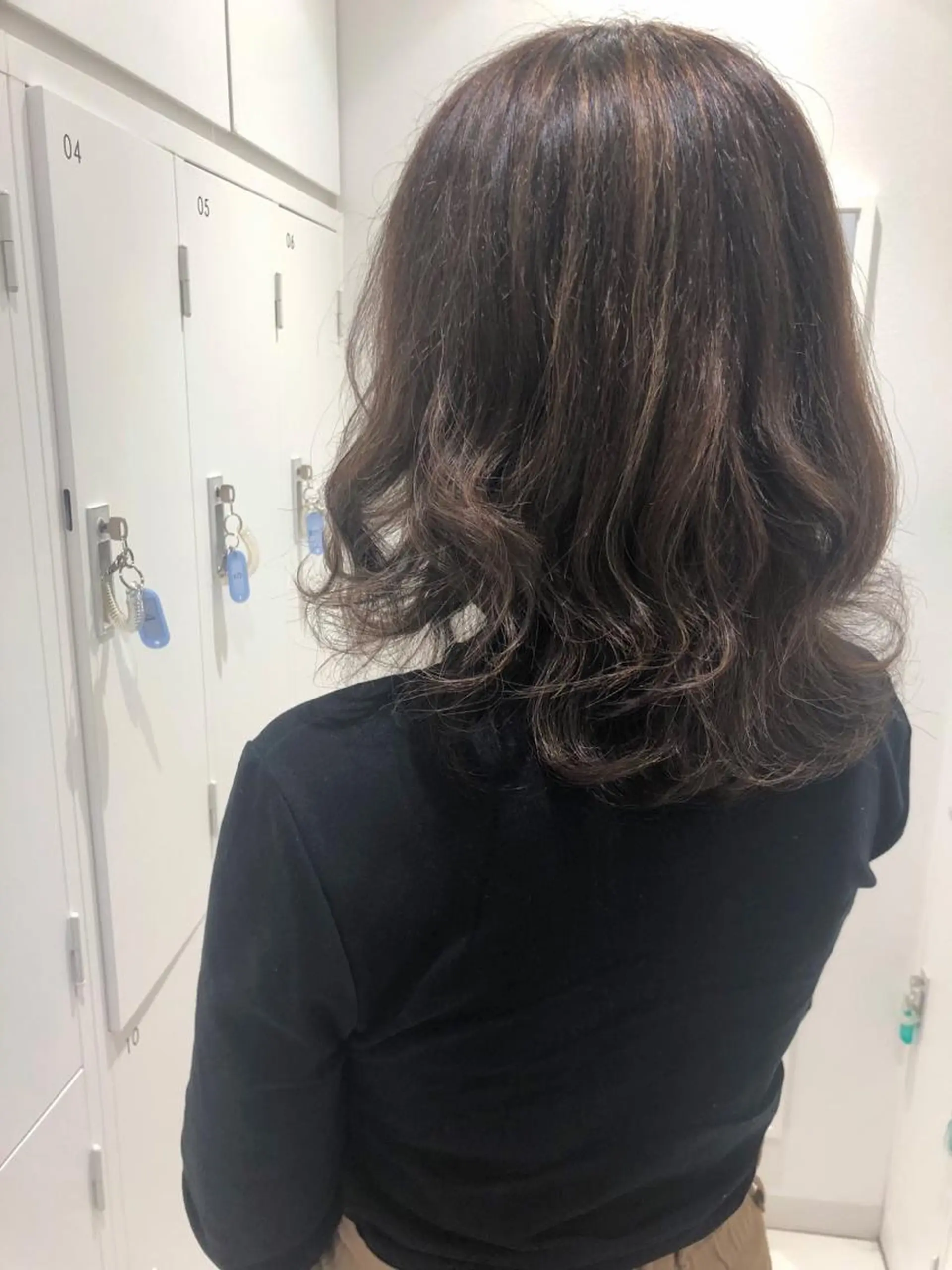 セミロング カット✂︎カラー堀切 美里のヘアスタイル