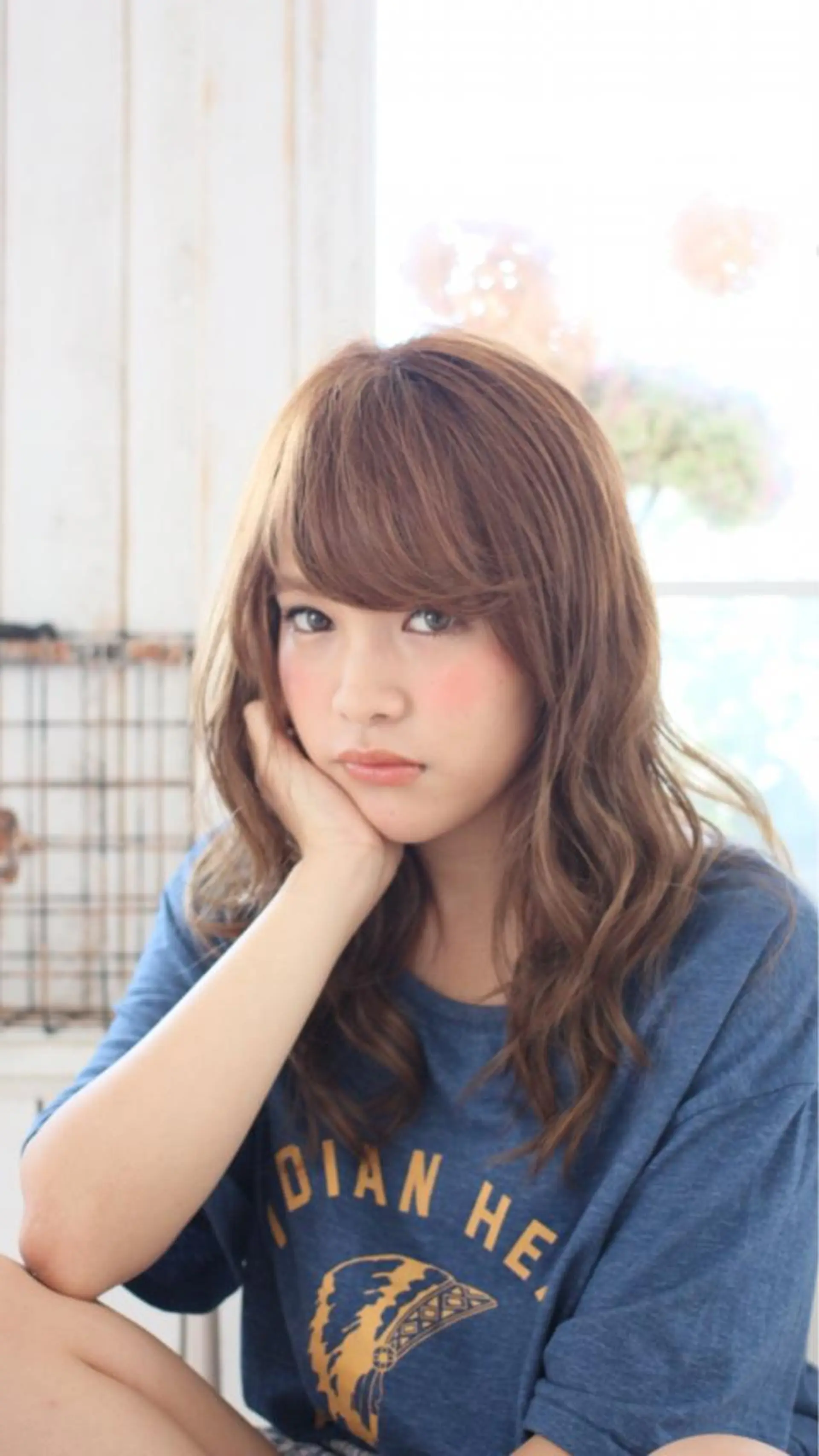 ミディアム カラー 井坂 和博のヘアスタイル