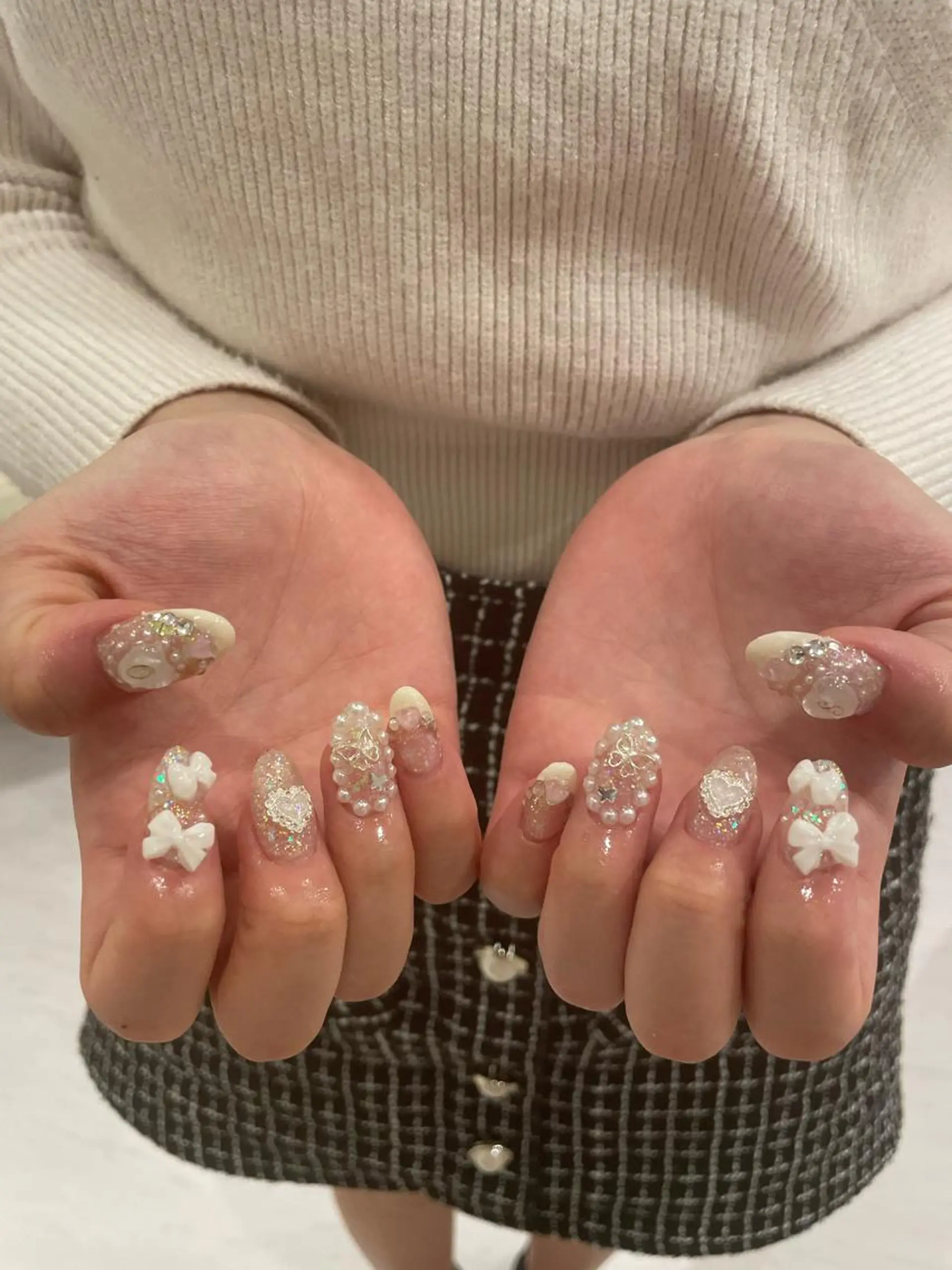 ネイル 束感まつ毛/ネイル/ LED♥KIRARAのマツエク・マツパデザイン