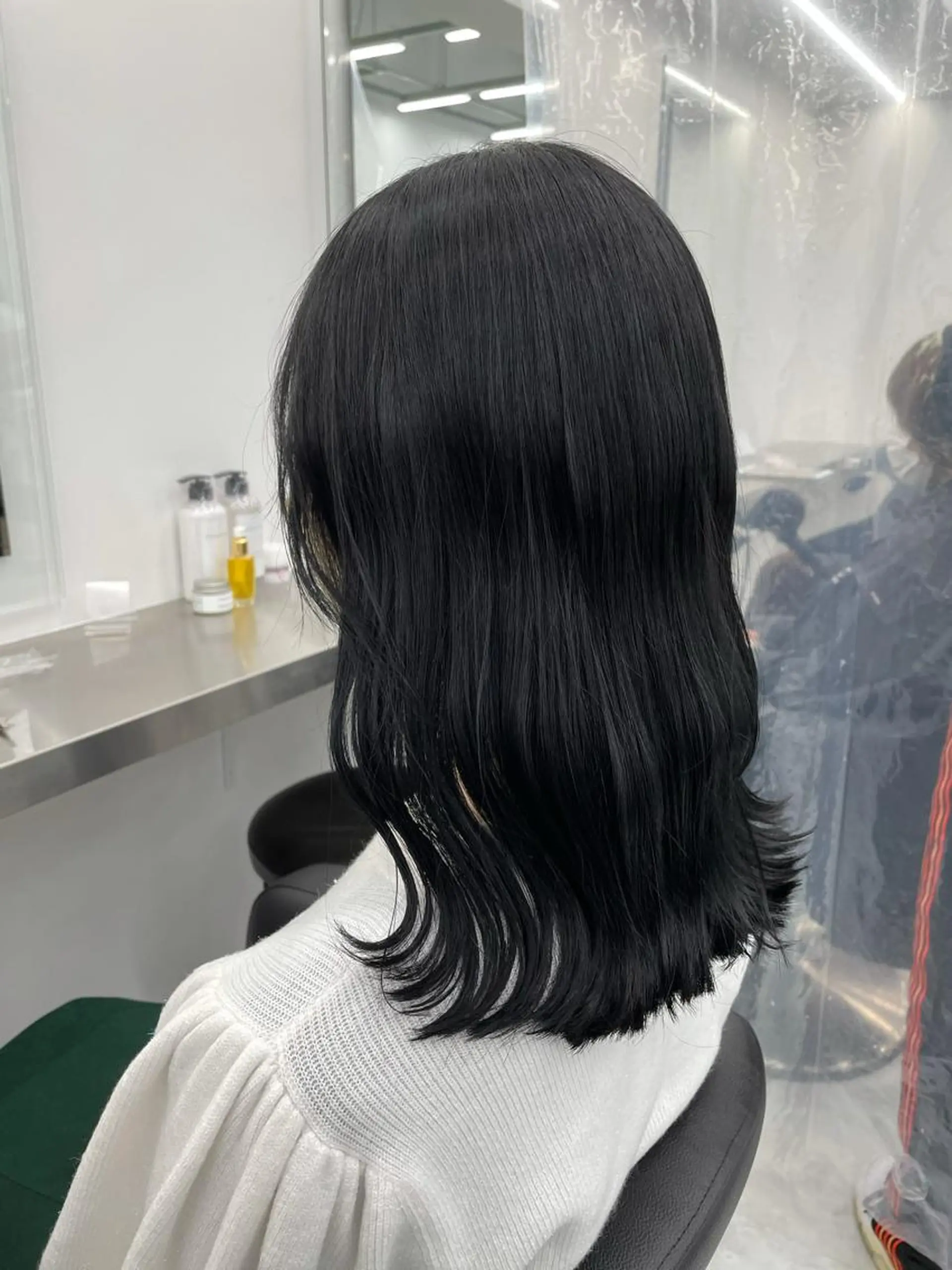 セミロング カラー ヘアアレンジ salowin新宿East3階所属・艶美髪/髪質改善 /縮毛矯正/木元渓太のヘアスタイル