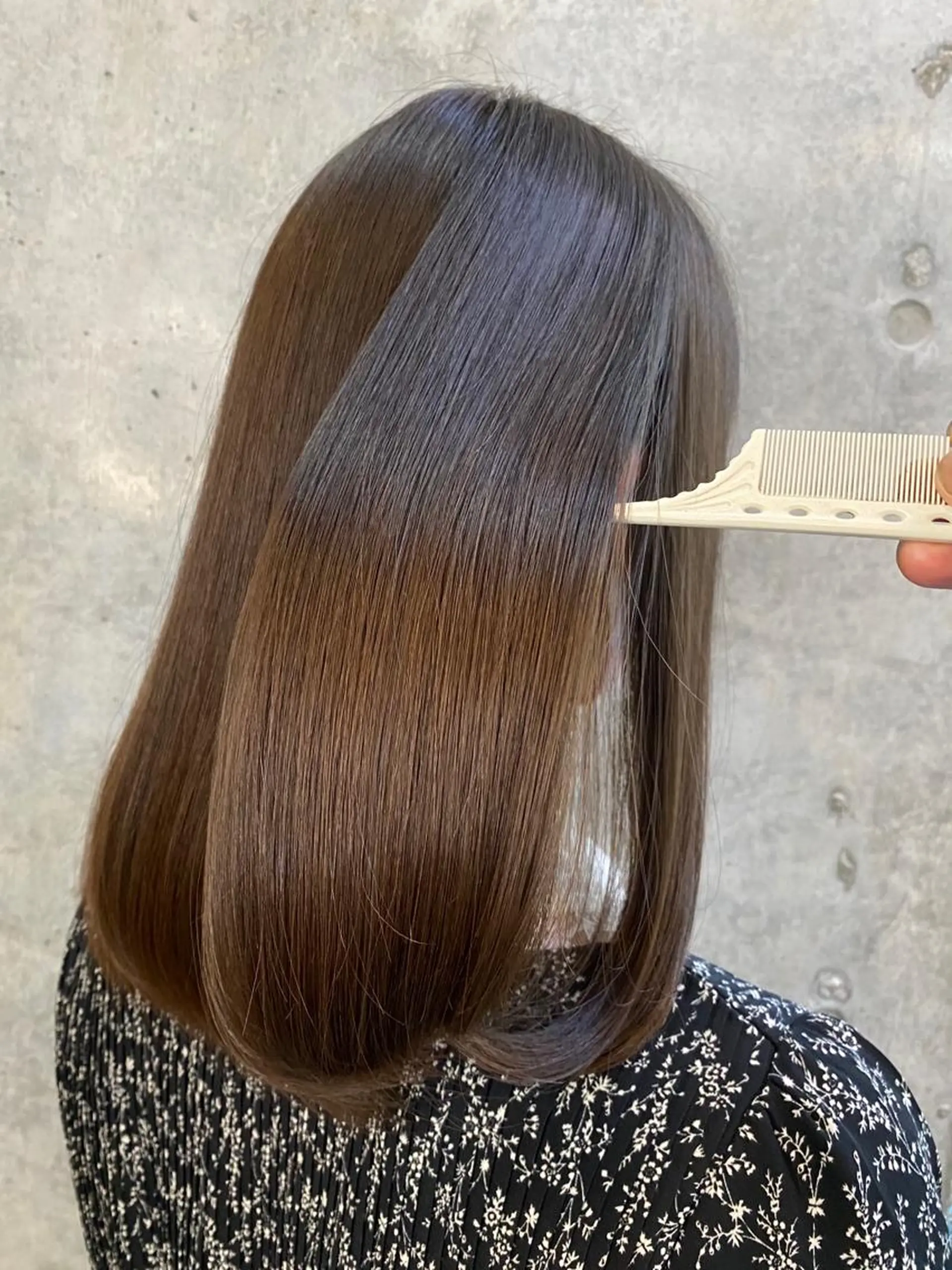 ミディアム カット トリートメント youres hair 髪質改善トリートメント&ヘッドスパ　恵比寿本店【ユアーズ ヘア】所属・愛されヘア♪ 大森春奈のヘアスタイル