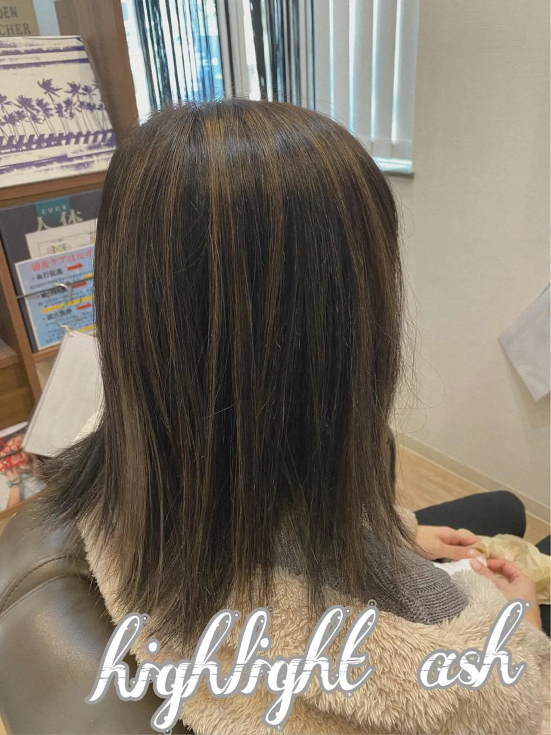 セミロング カラー RIRŪA所属・プルシールエクステ ちゃきのヘアスタイル