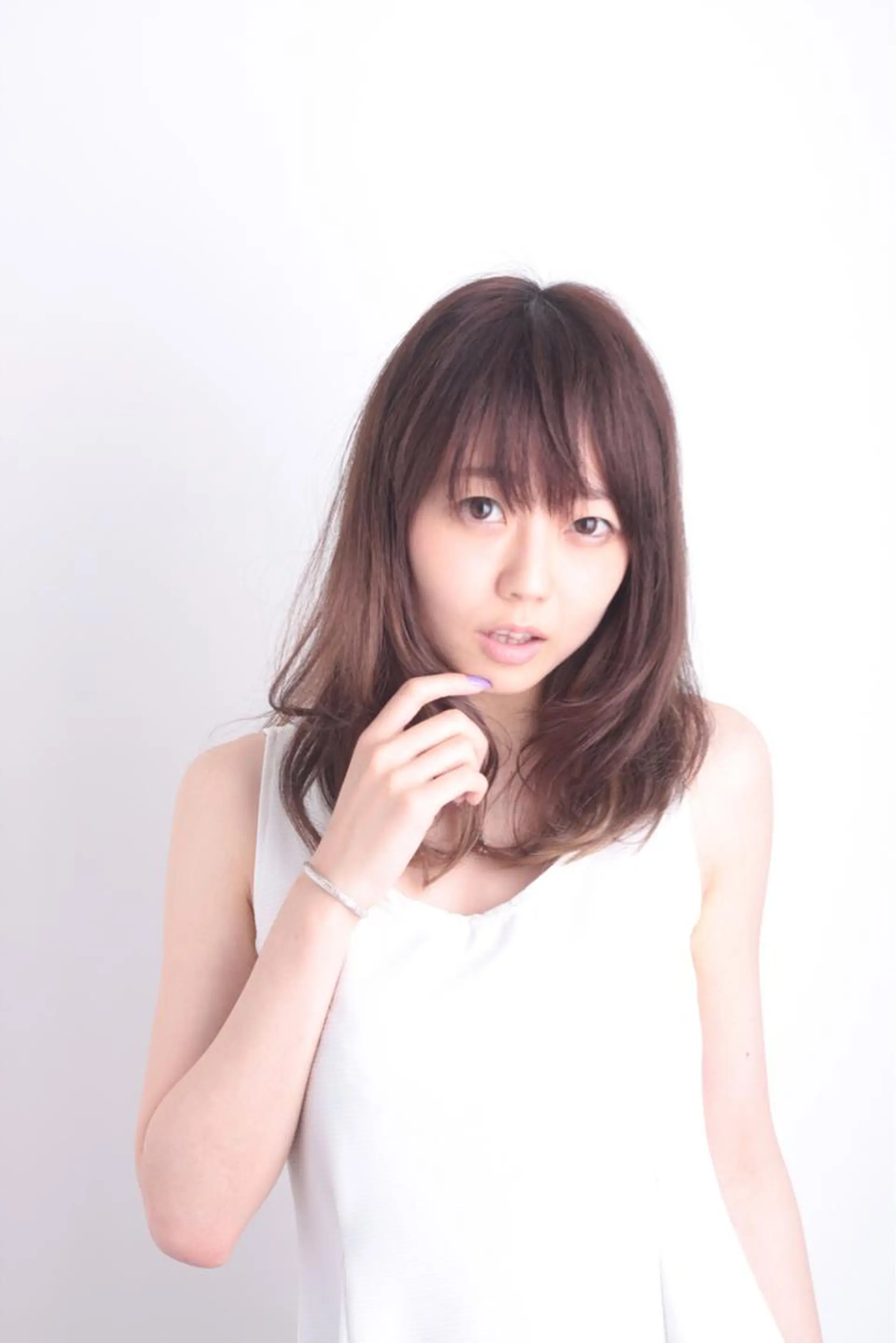 セミロング カラー RESBORN所属・長岡 大偉のヘアスタイル